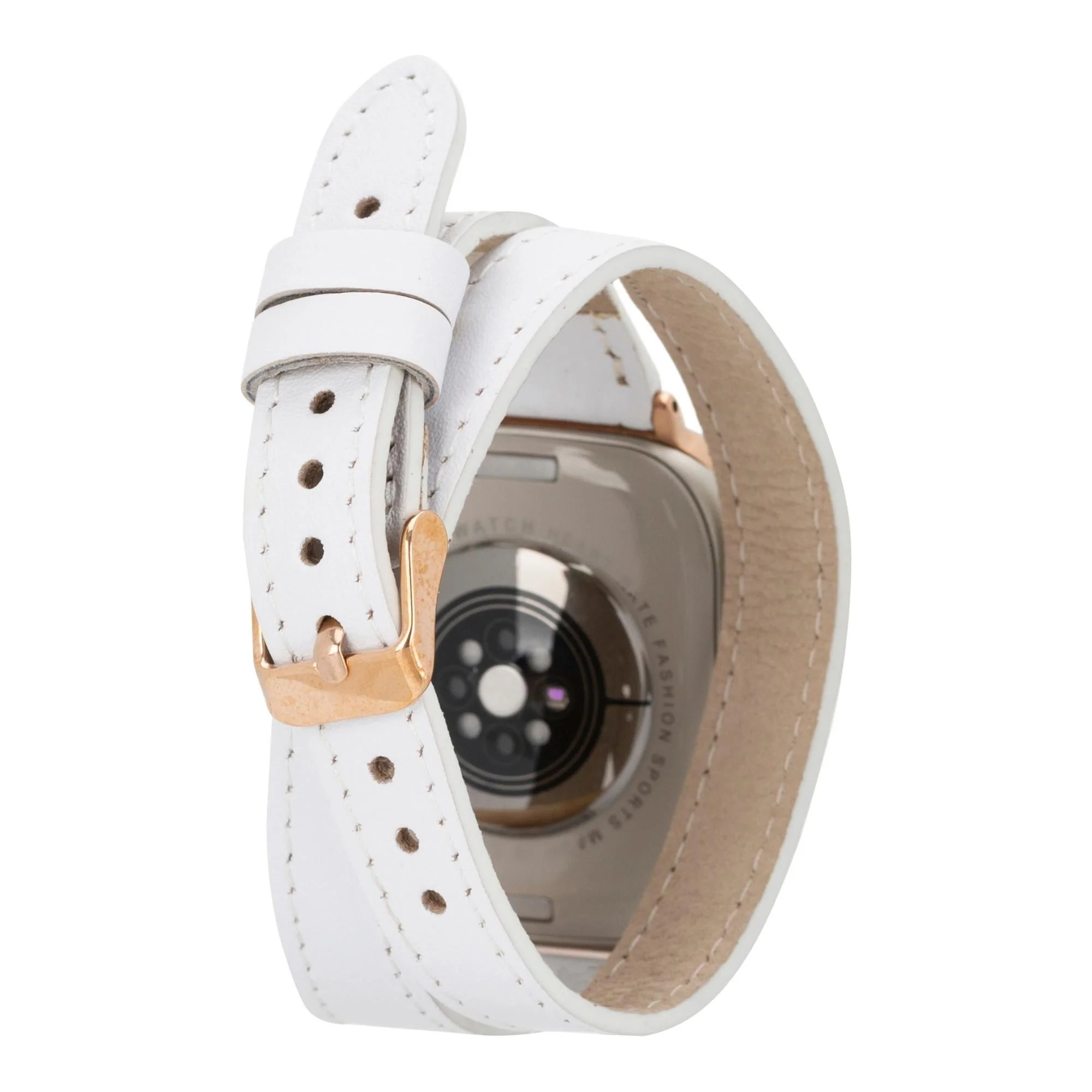 Vernon Double Tour Leather Bands for Apple Watch 9, Ultra 2 and SE - Image 26