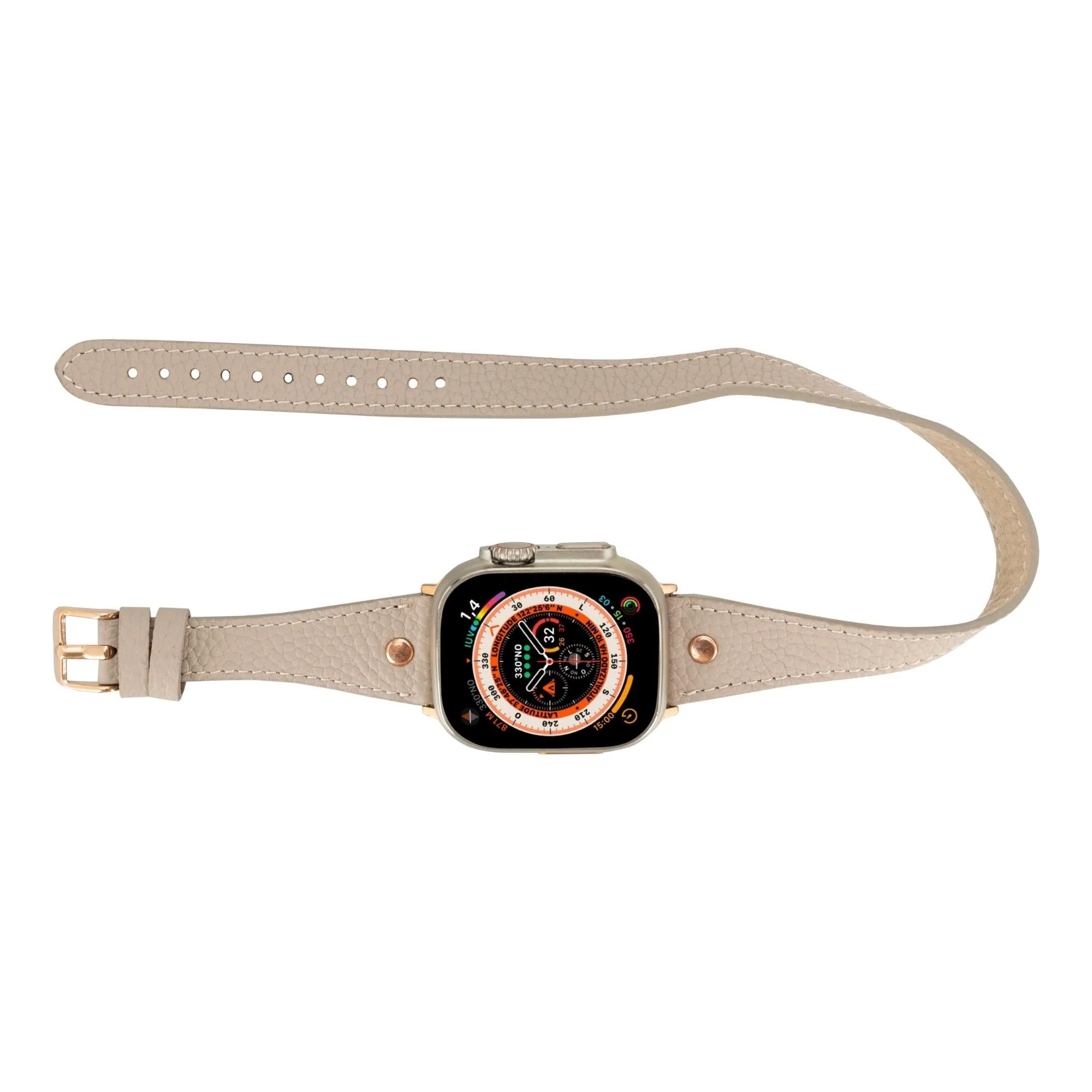 Vernon Double Tour Leather Bands for Apple Watch 9, Ultra 2 and SE - Image 31