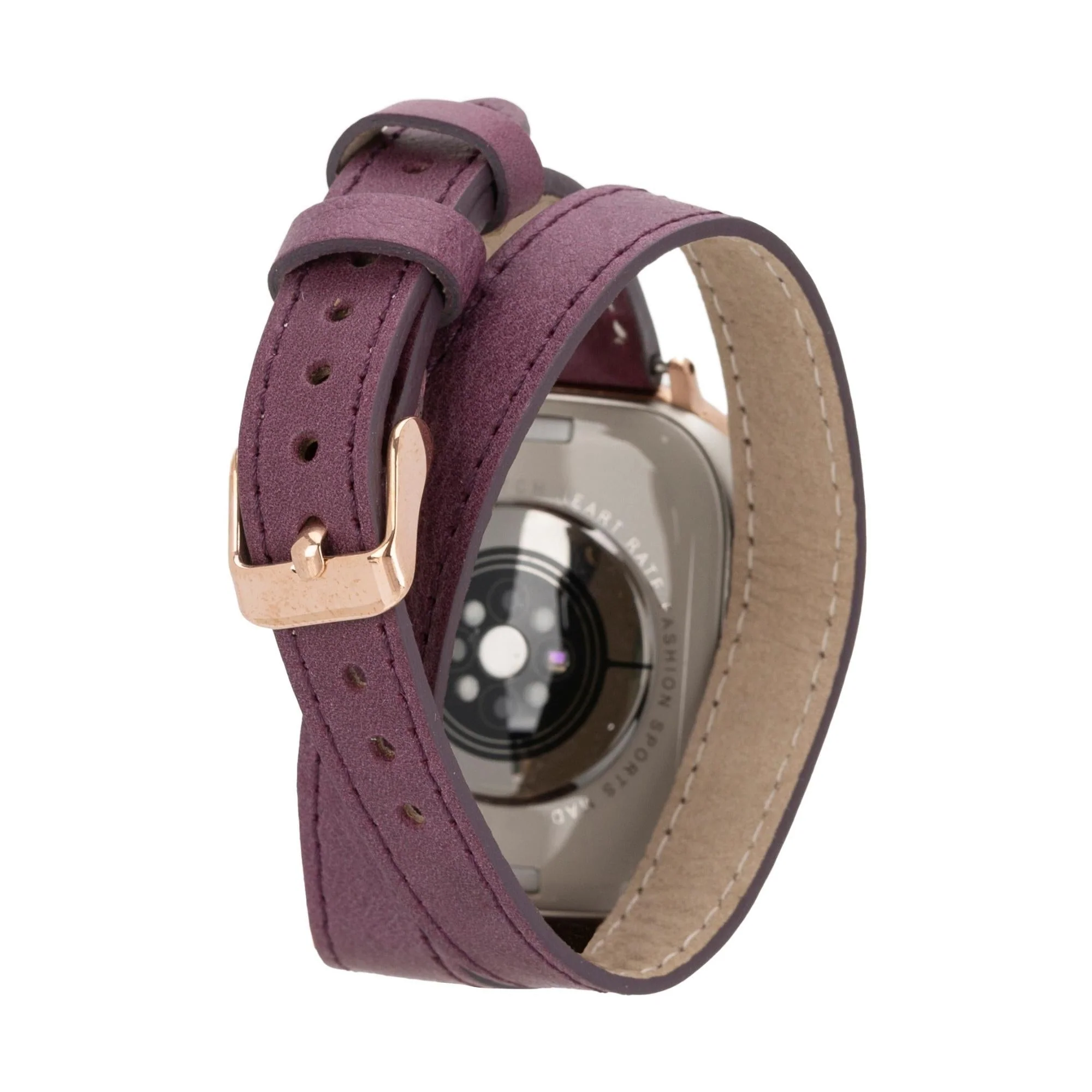 Vernon Double Tour Leather Bands for Apple Watch 9, Ultra 2 and SE - Image 34