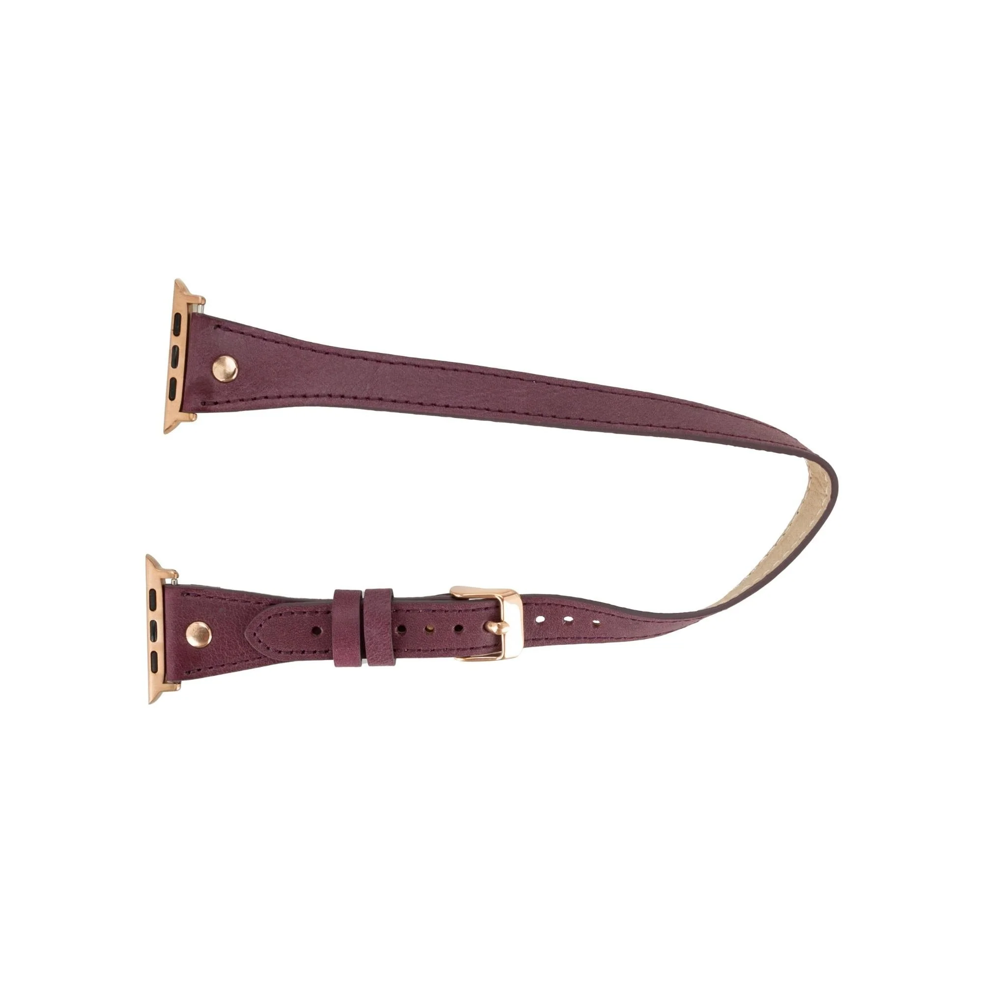 Vernon Double Tour Leather Bands for Apple Watch 9, Ultra 2 and SE - Image 36