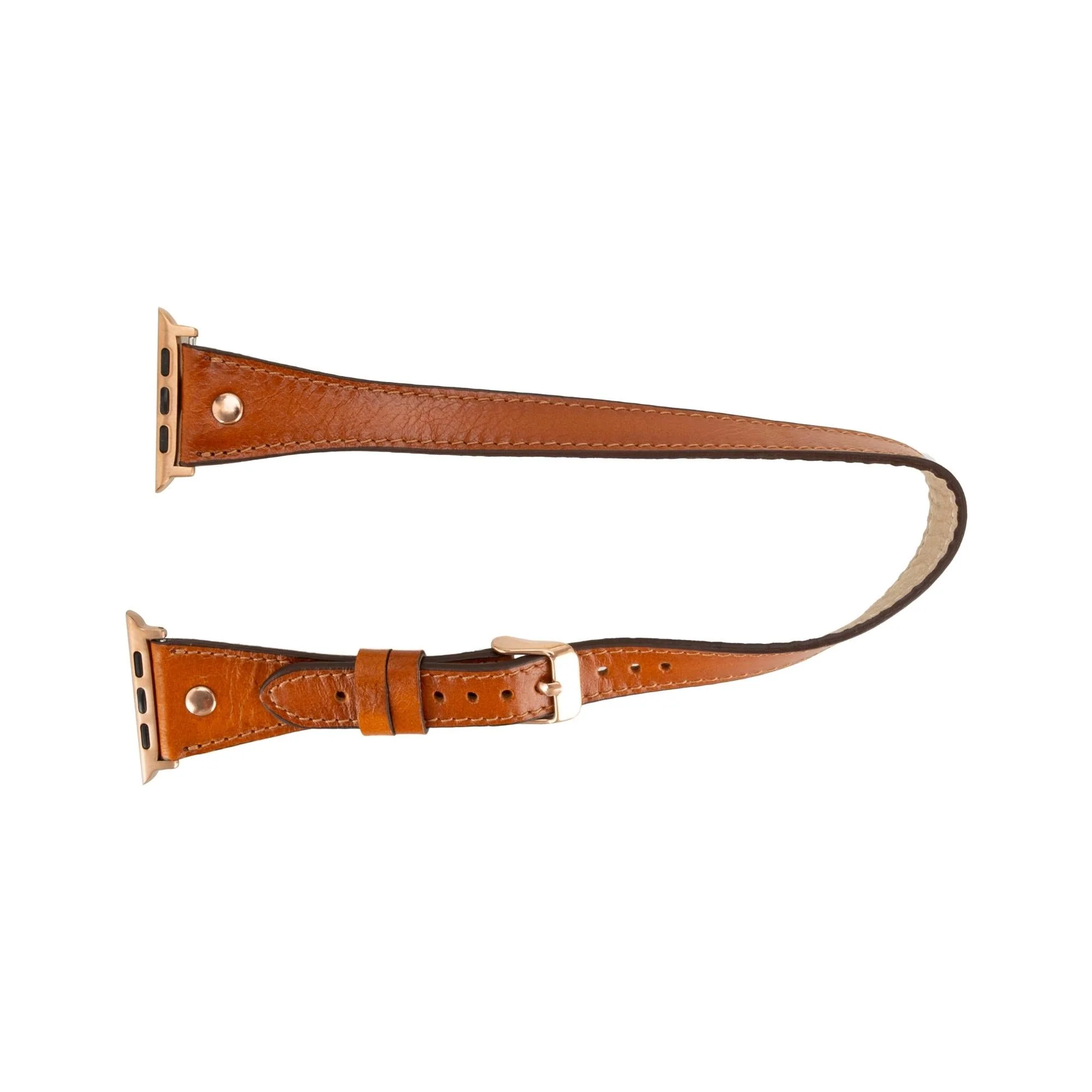 Vernon Double Tour Leather Bands for Apple Watch 9, Ultra 2 and SE - Image 4