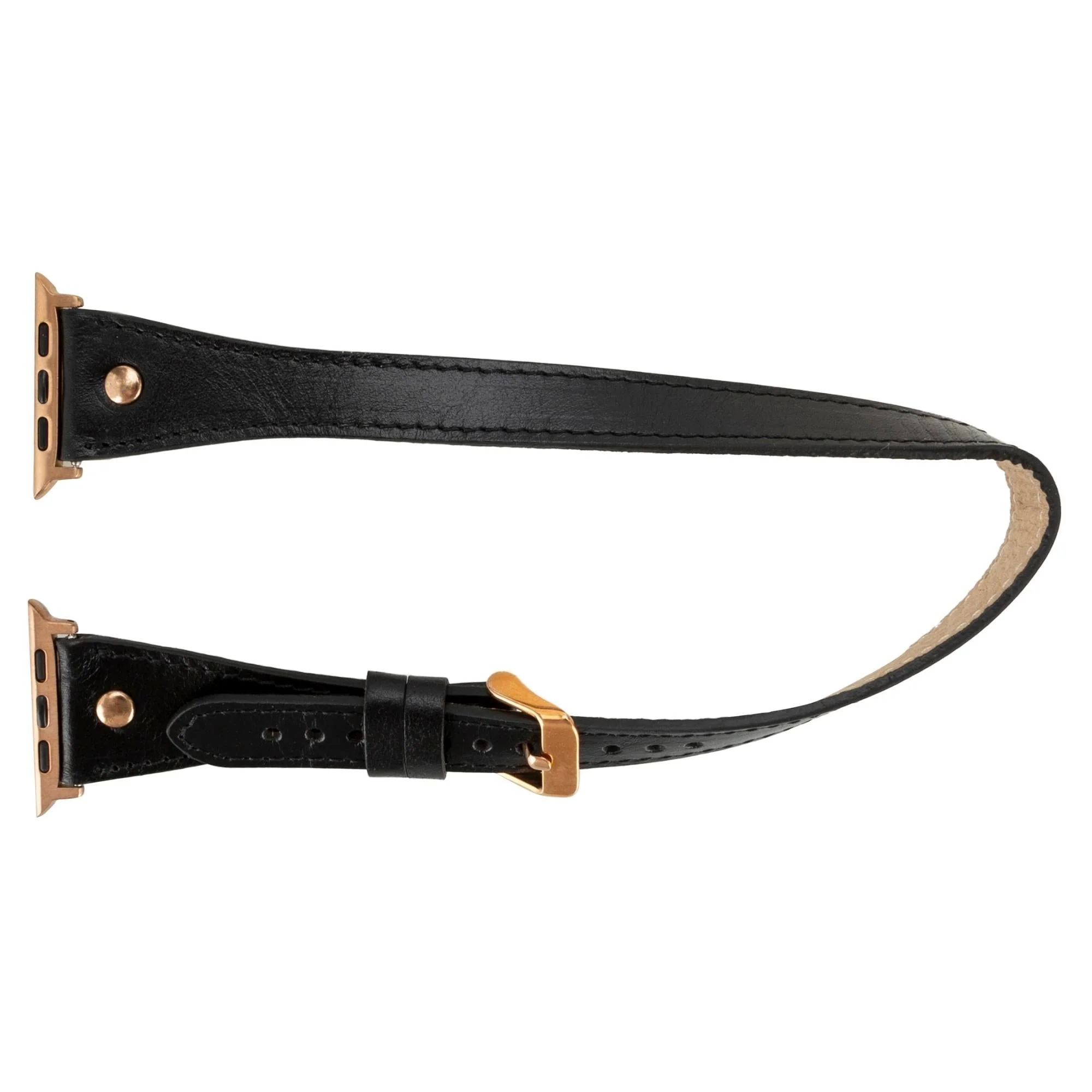 Vernon Double Tour Leather Bands for Apple Watch 9, Ultra 2 and SE - Image 8