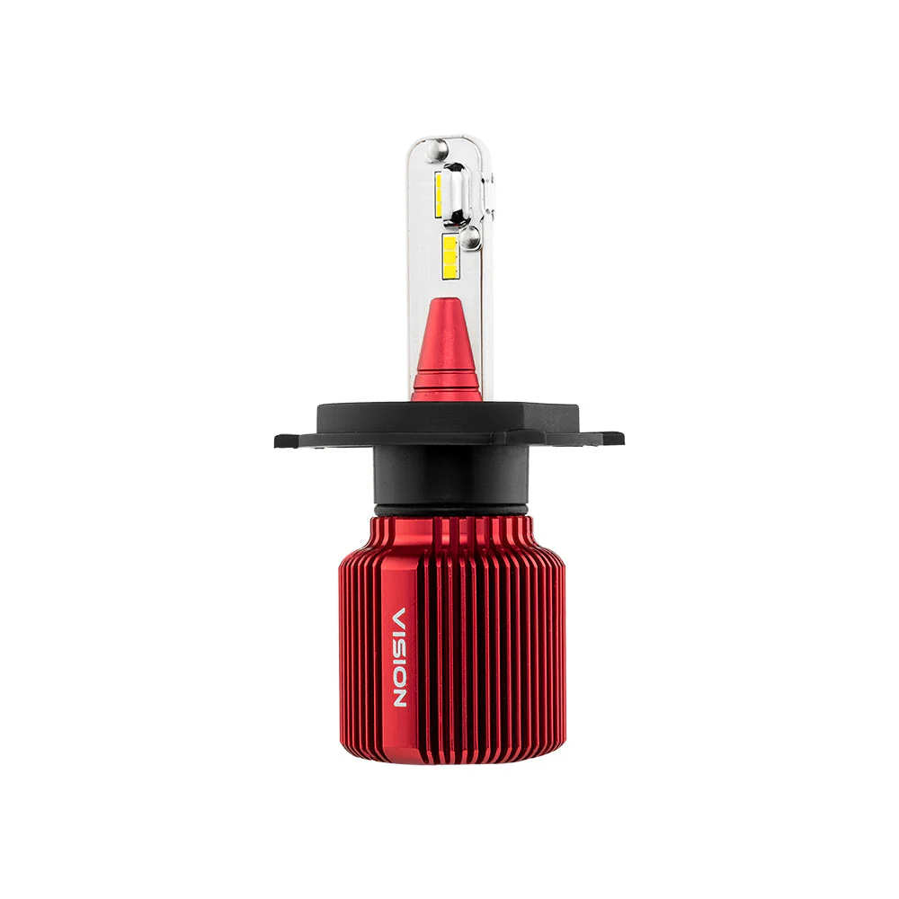 VISION H4 High/Low CSP LED Conversion Kit 6500K White 8000/5000 Lumens 50/30 Watts - Image 2