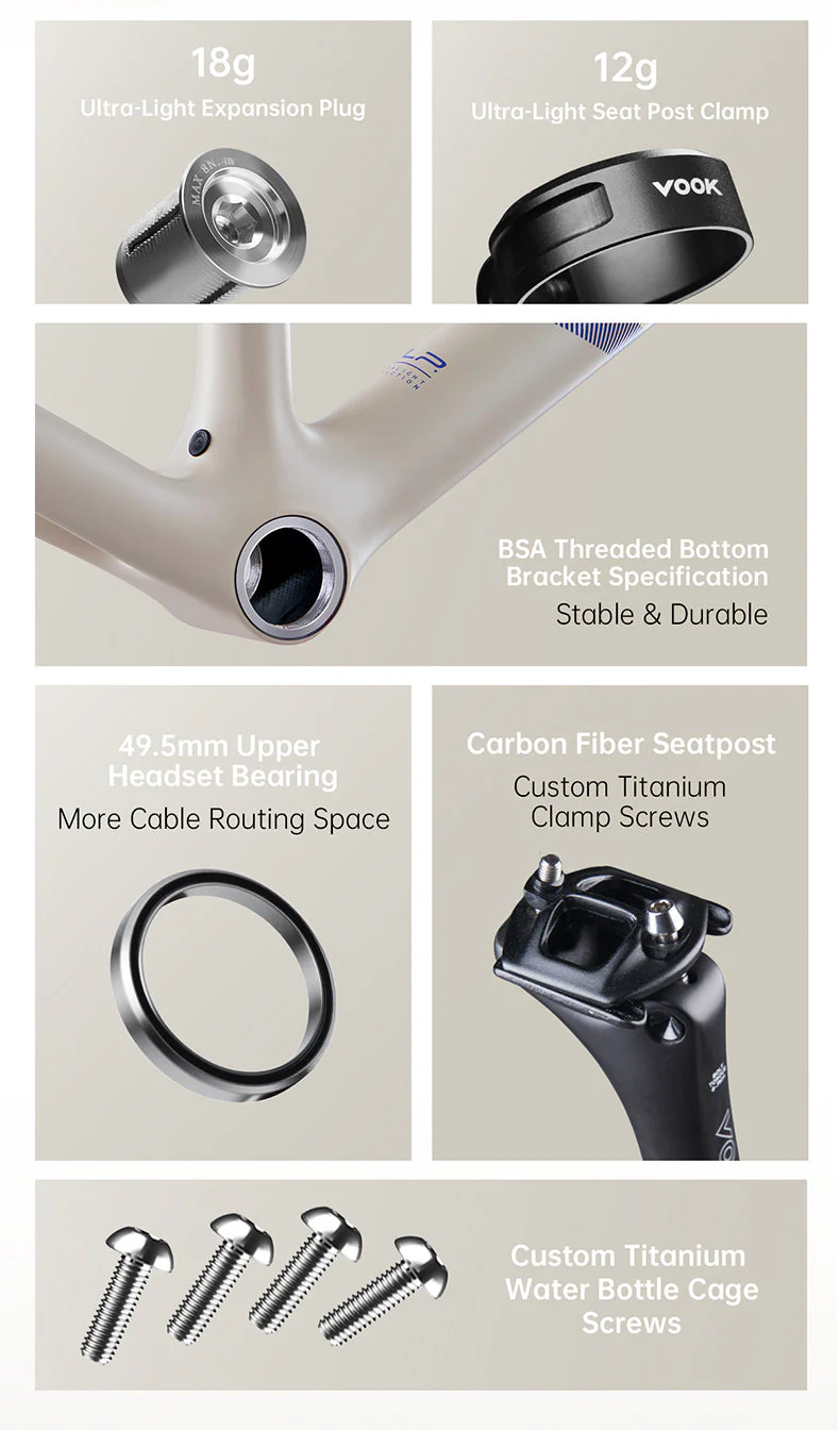 VOOK V8 Carbon Fiber Frame - Image 15