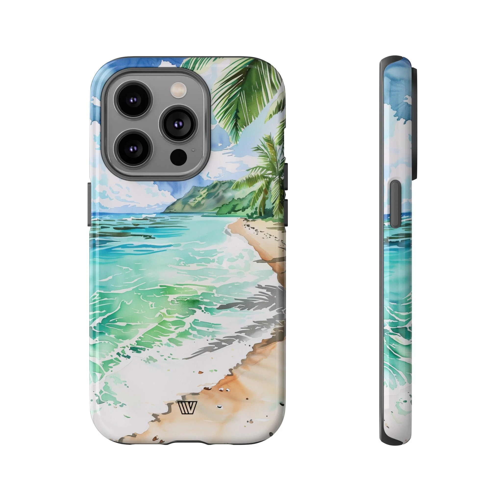 WATERCOLOR BEACH | Tough Phone Case - Image 2