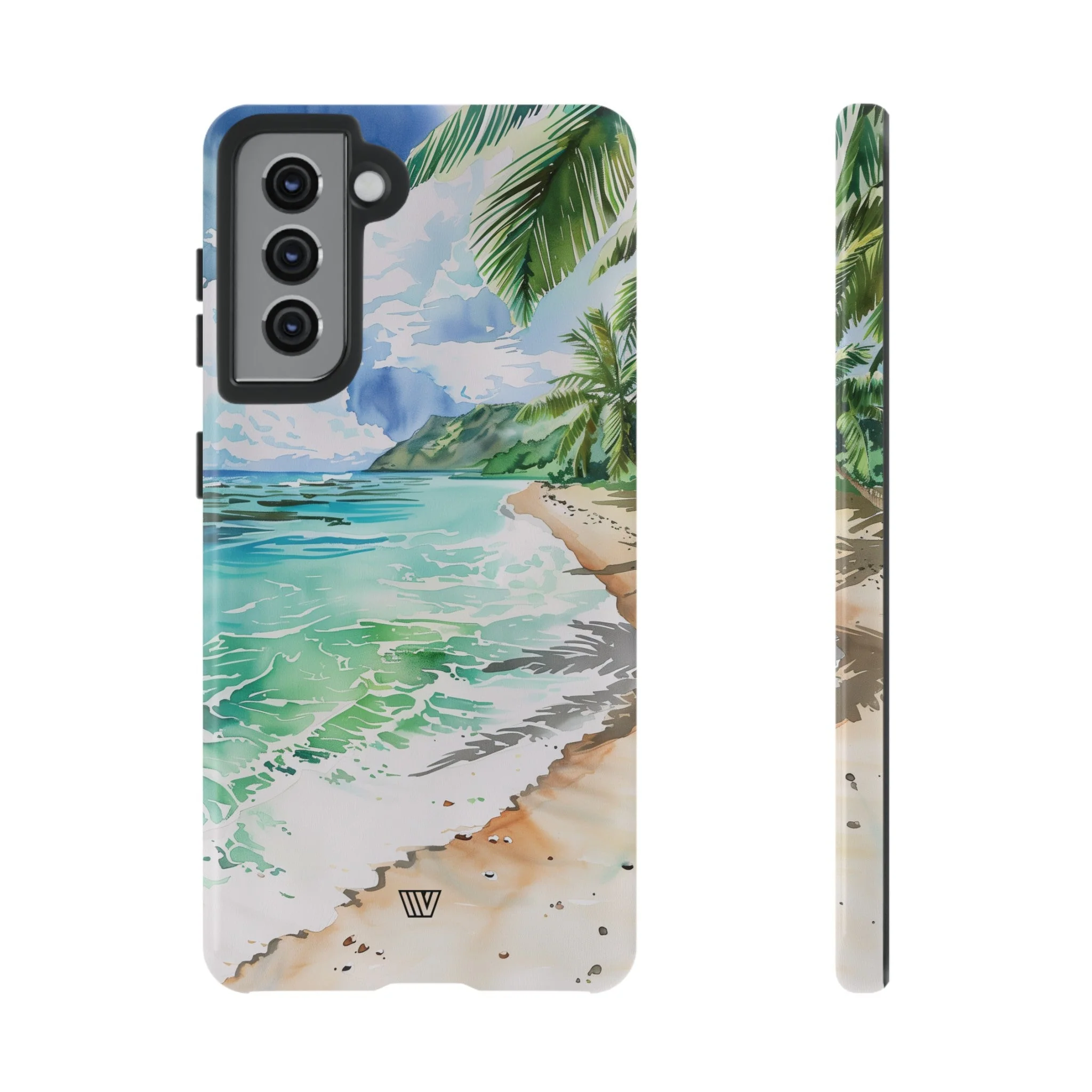 WATERCOLOR BEACH | Tough Phone Case - Image 25