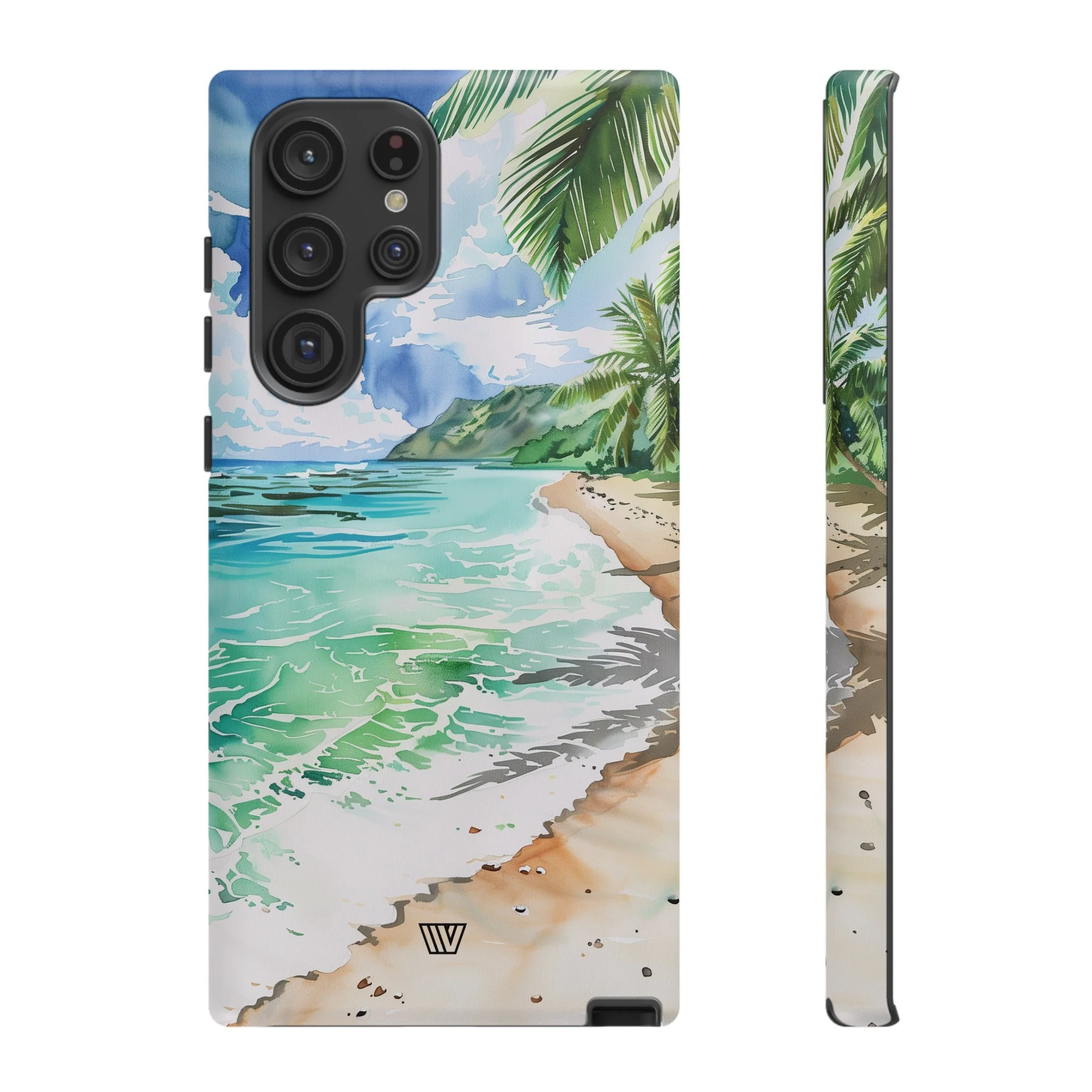 WATERCOLOR BEACH | Tough Phone Case - Image 40