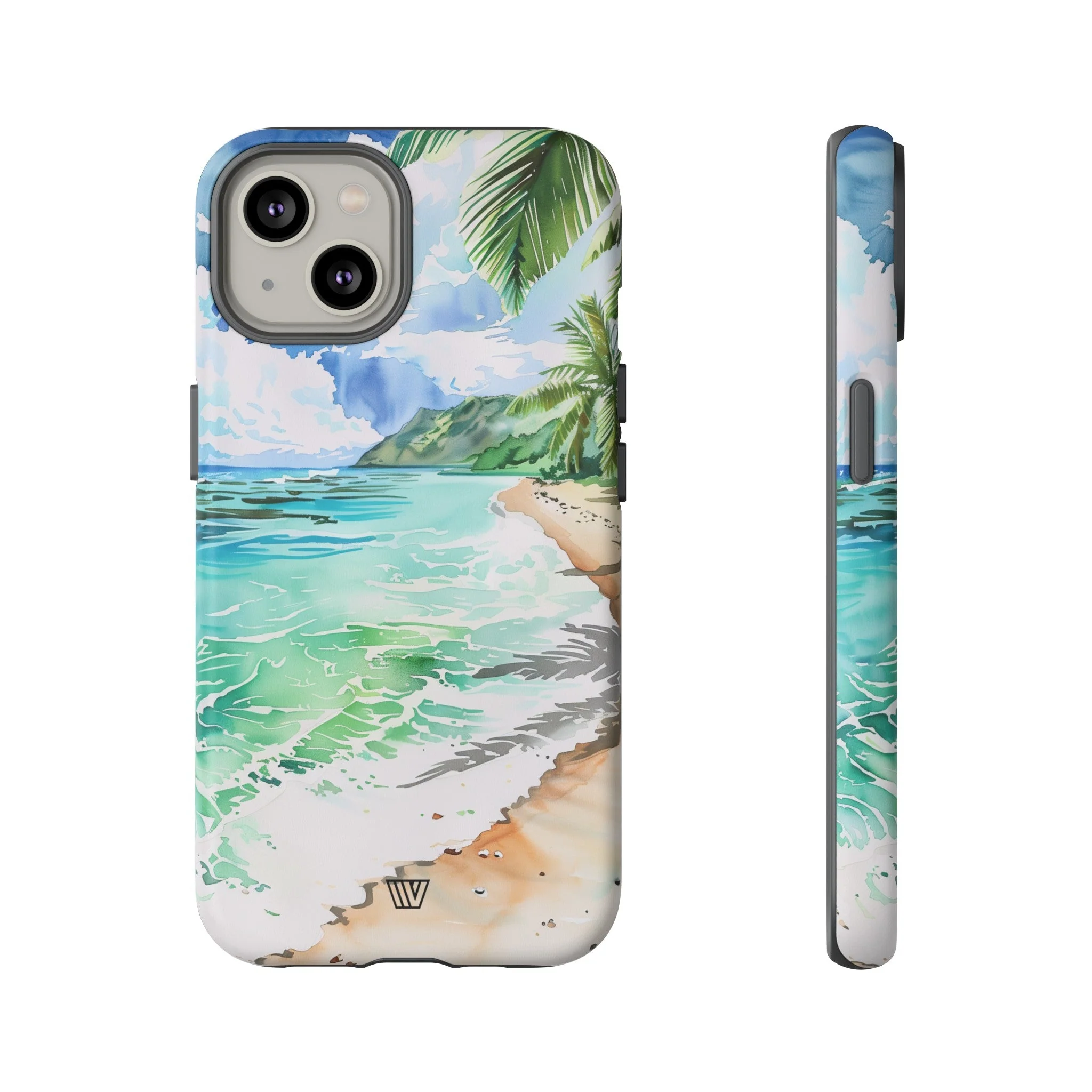 WATERCOLOR BEACH | Tough Phone Case - Image 42