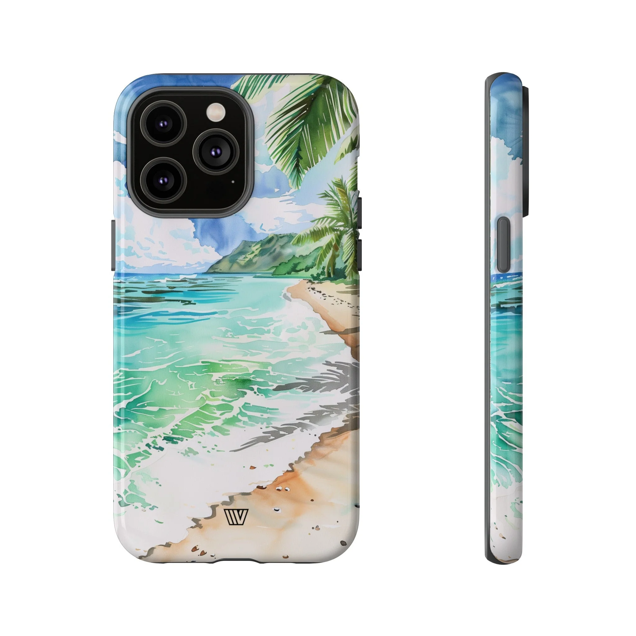 WATERCOLOR BEACH | Tough Phone Case - Image 46