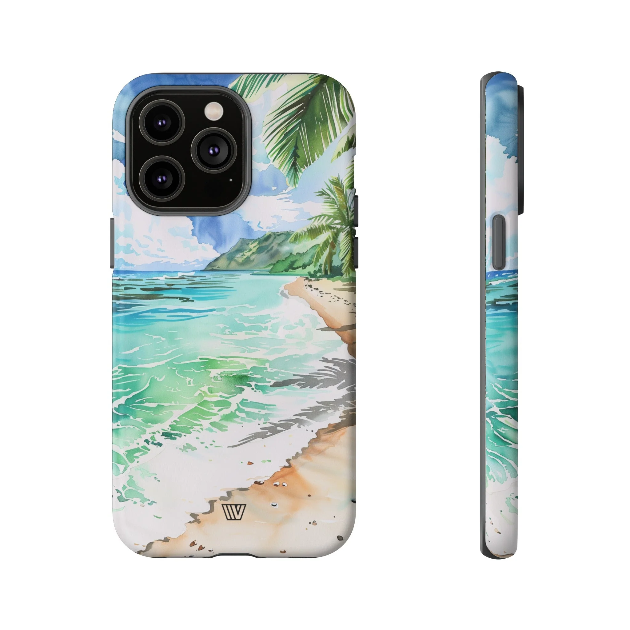 WATERCOLOR BEACH | Tough Phone Case - Image 47