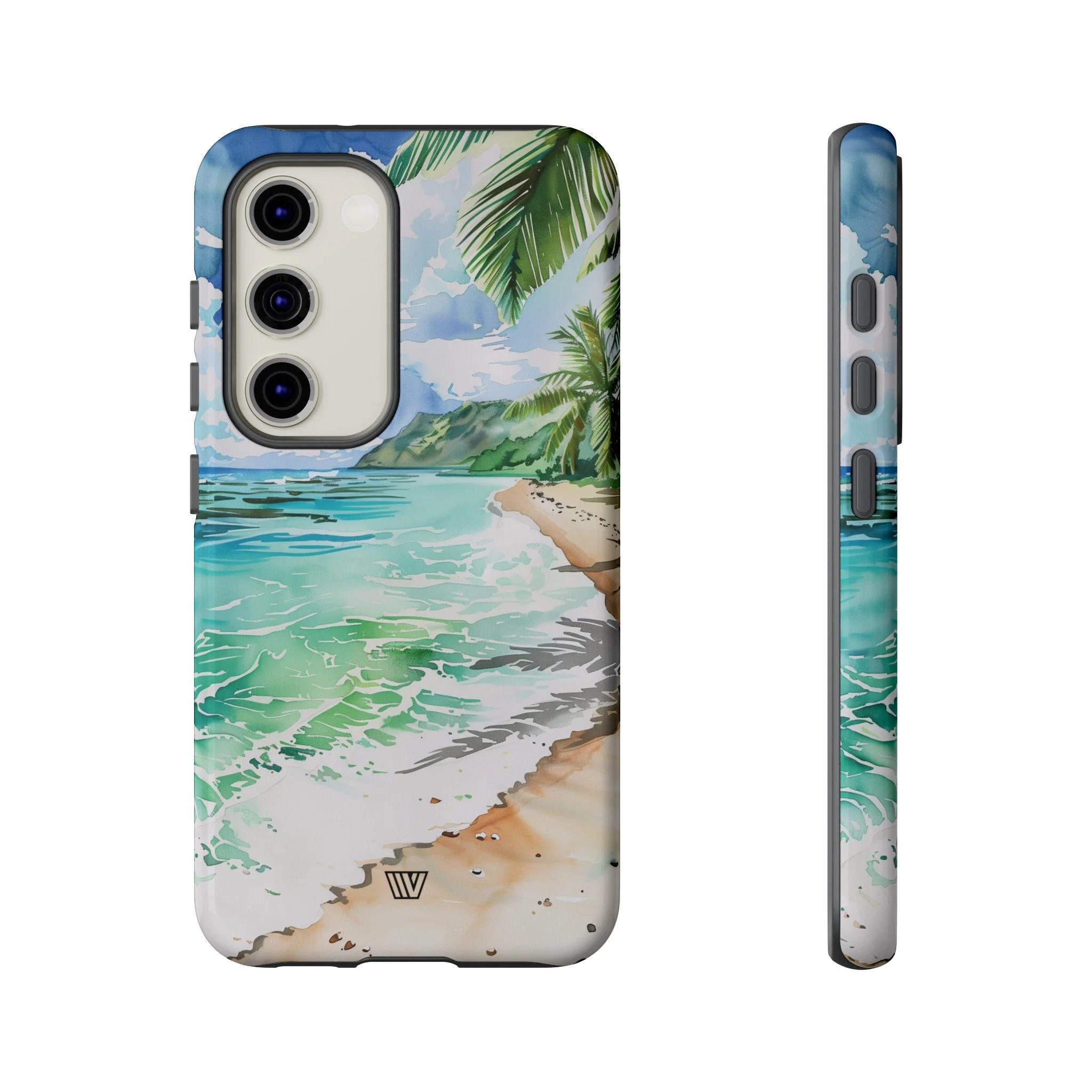 WATERCOLOR BEACH | Tough Phone Case - Image 48