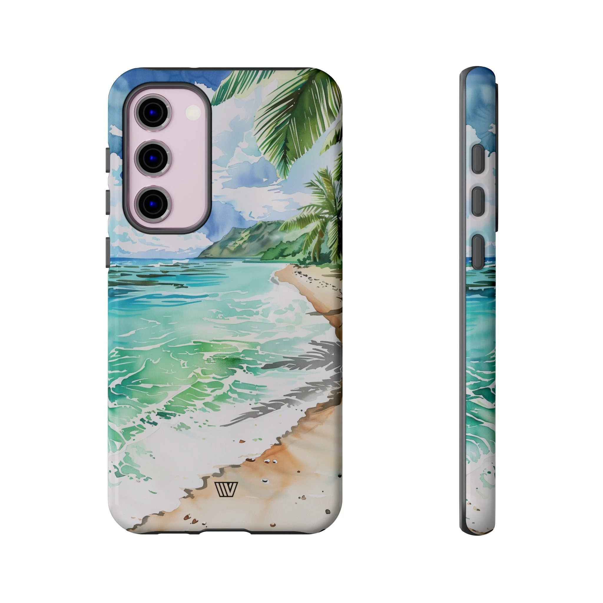 WATERCOLOR BEACH | Tough Phone Case - Image 50