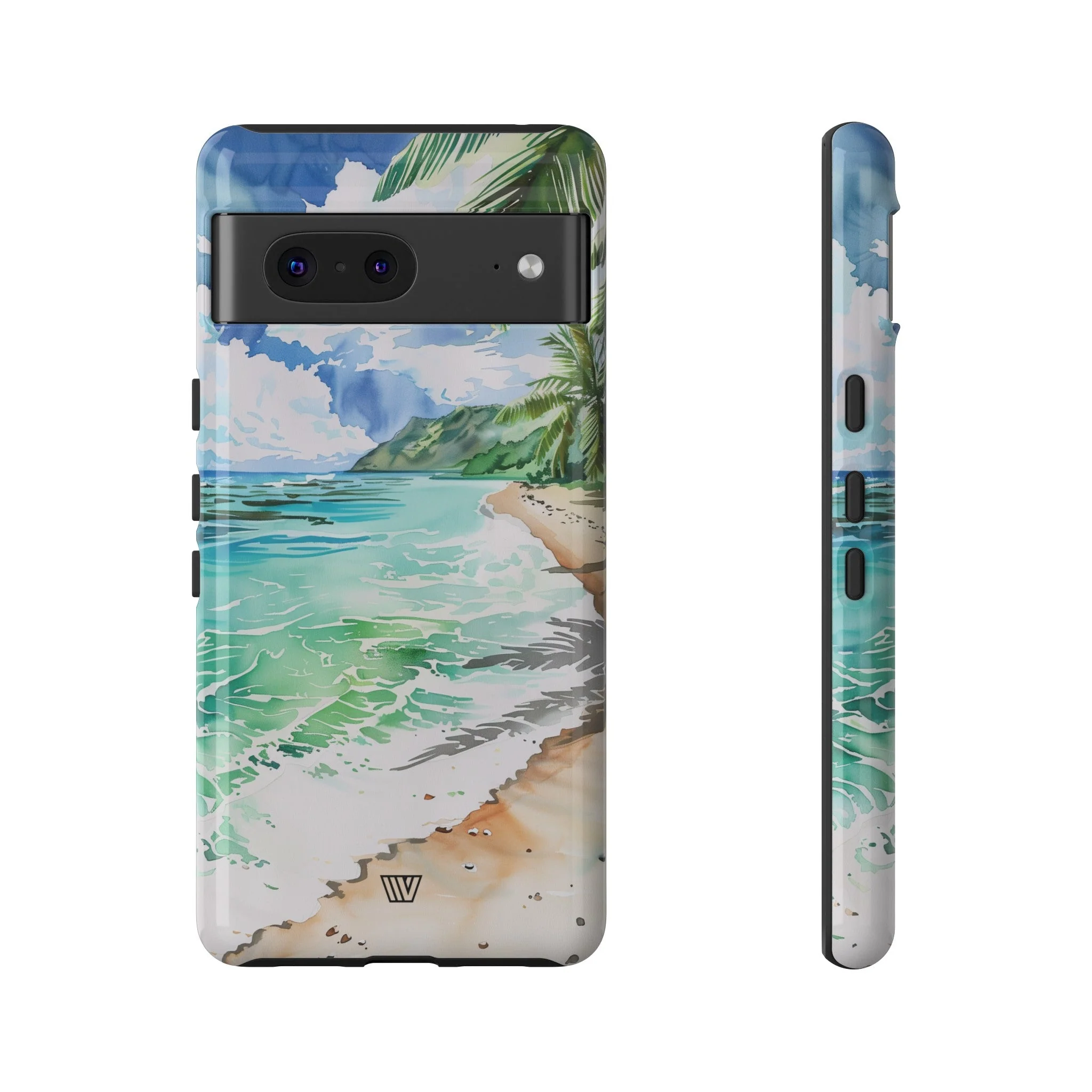 WATERCOLOR BEACH | Tough Phone Case - Image 54