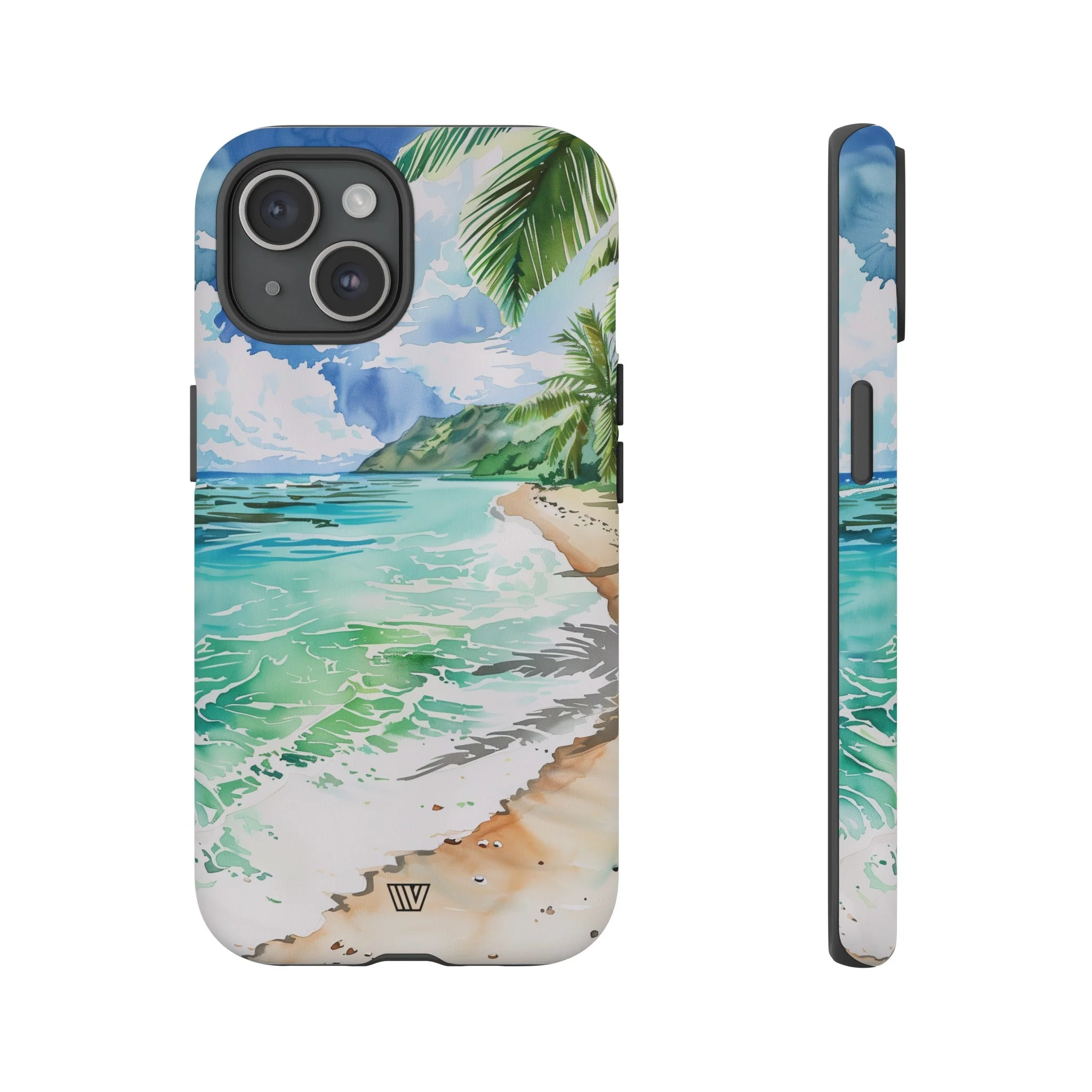 WATERCOLOR BEACH | Tough Phone Case - Image 57