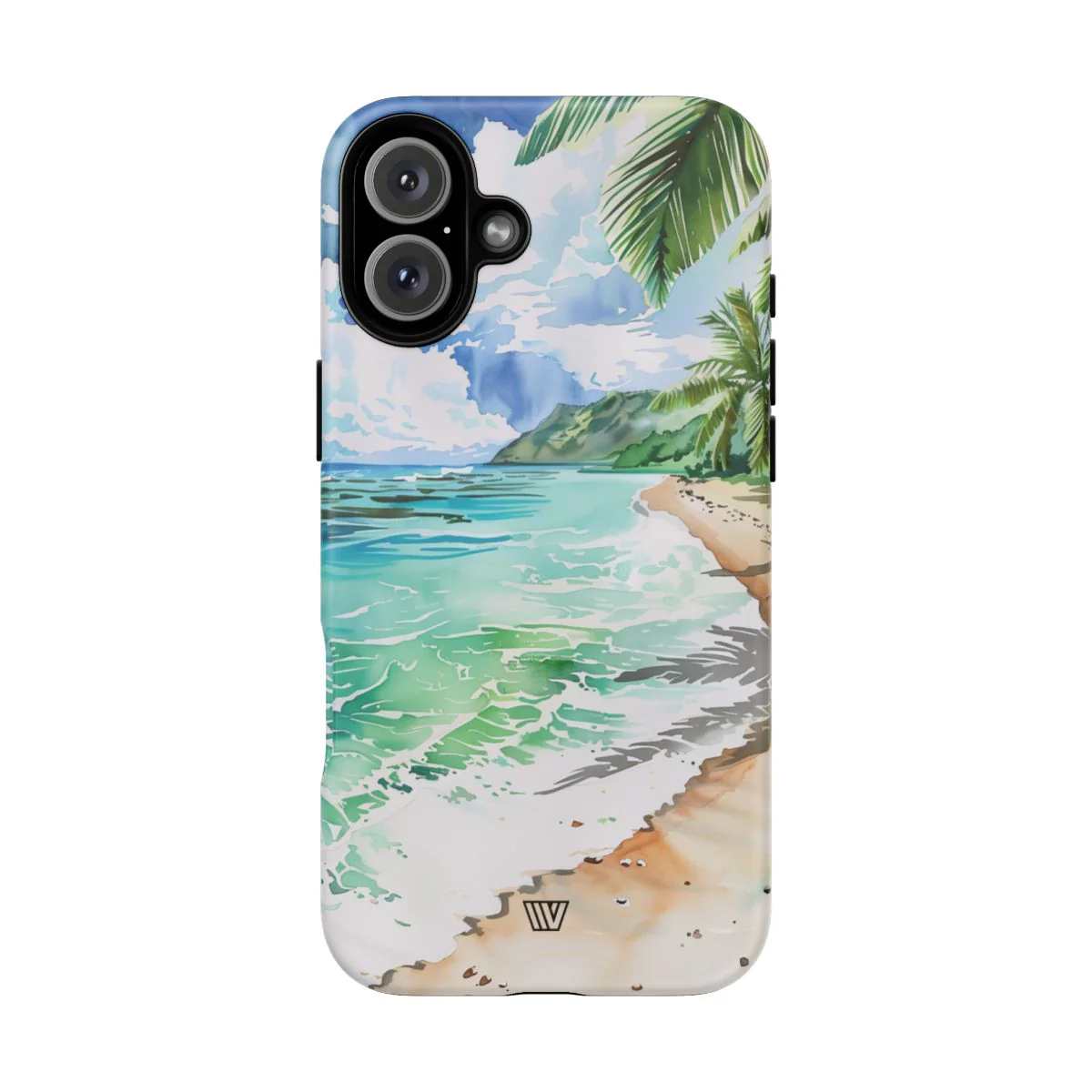 WATERCOLOR BEACH | Tough Phone Case - Image 75