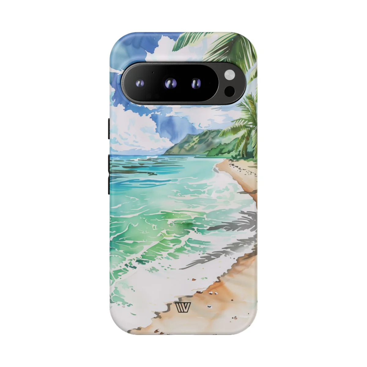 WATERCOLOR BEACH | Tough Phone Case - Image 90