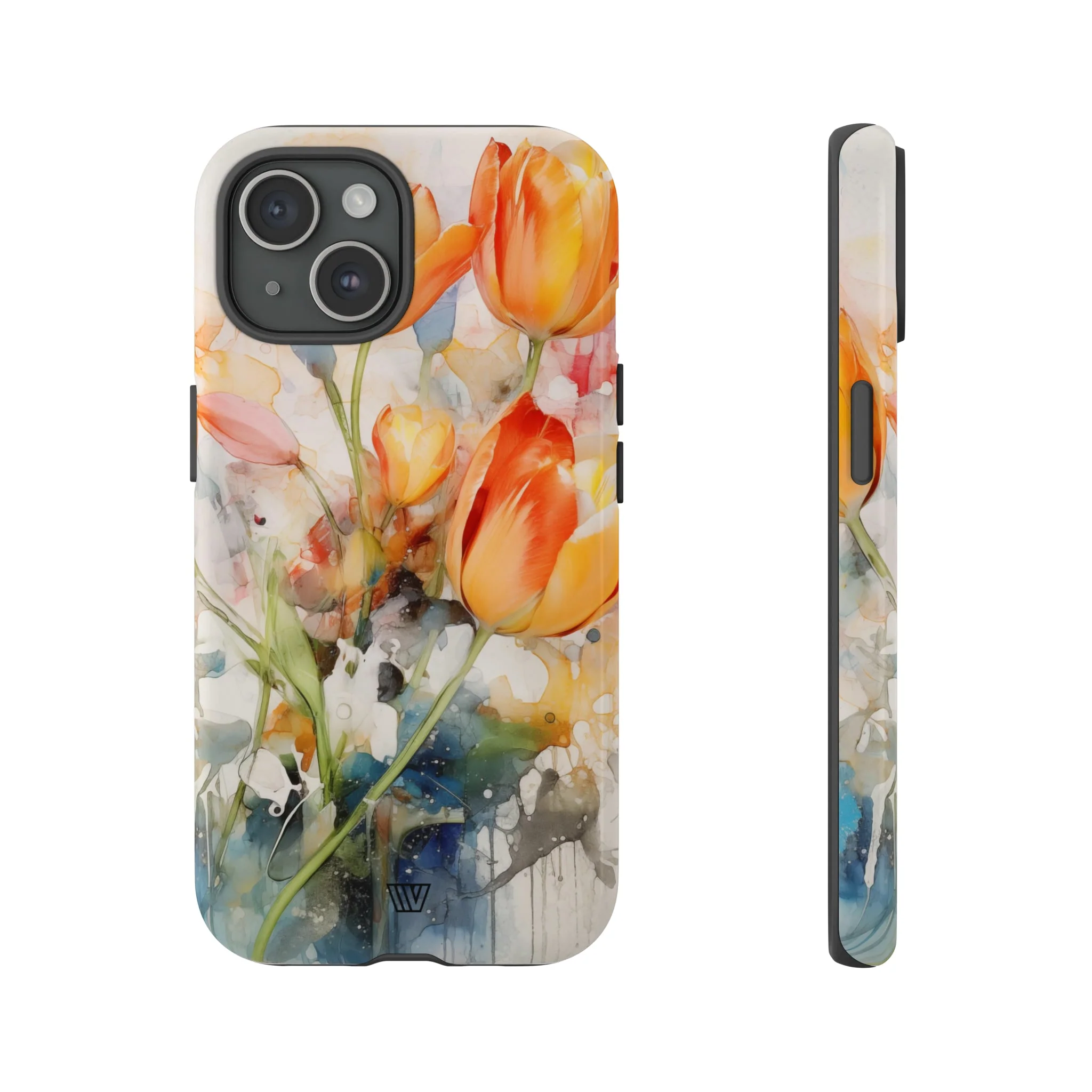 WATERCOLOR TULIPS | Tough Phone Case - Image 2