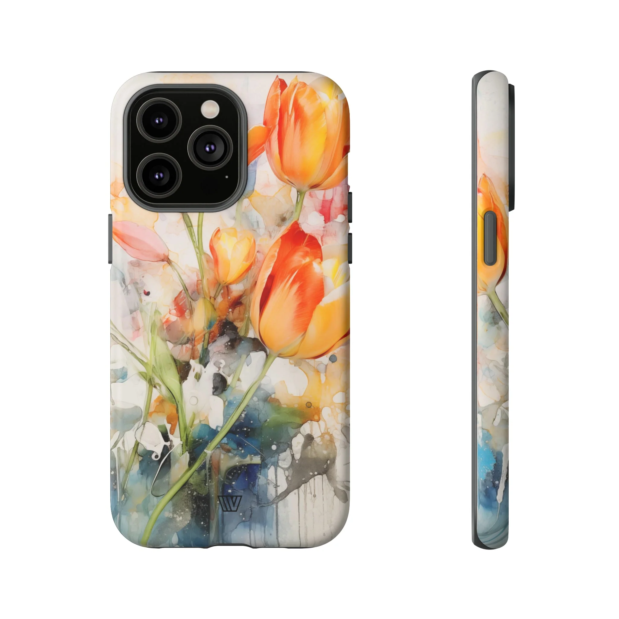 WATERCOLOR TULIPS | Tough Phone Case - Image 48