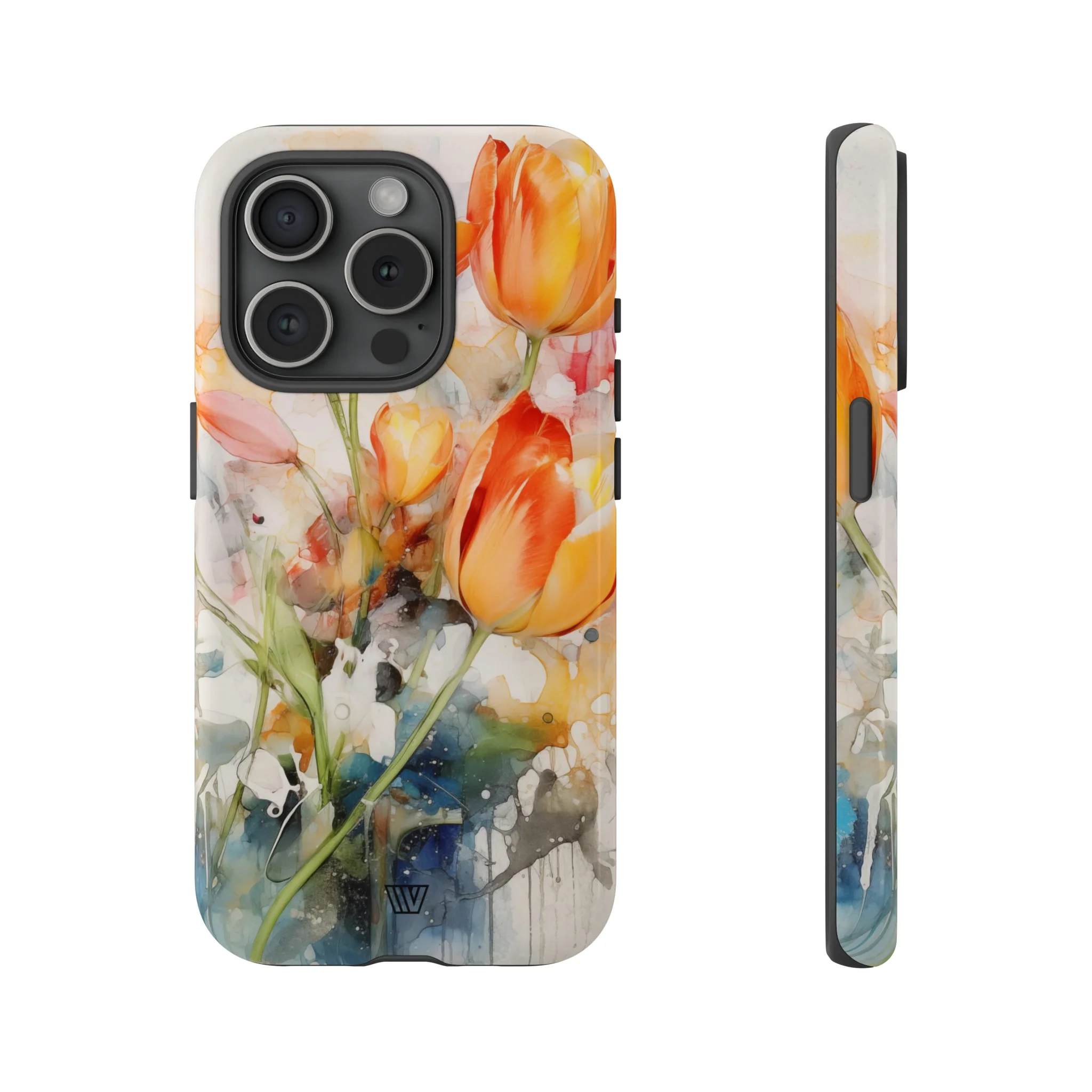WATERCOLOR TULIPS | Tough Phone Case - Image 60