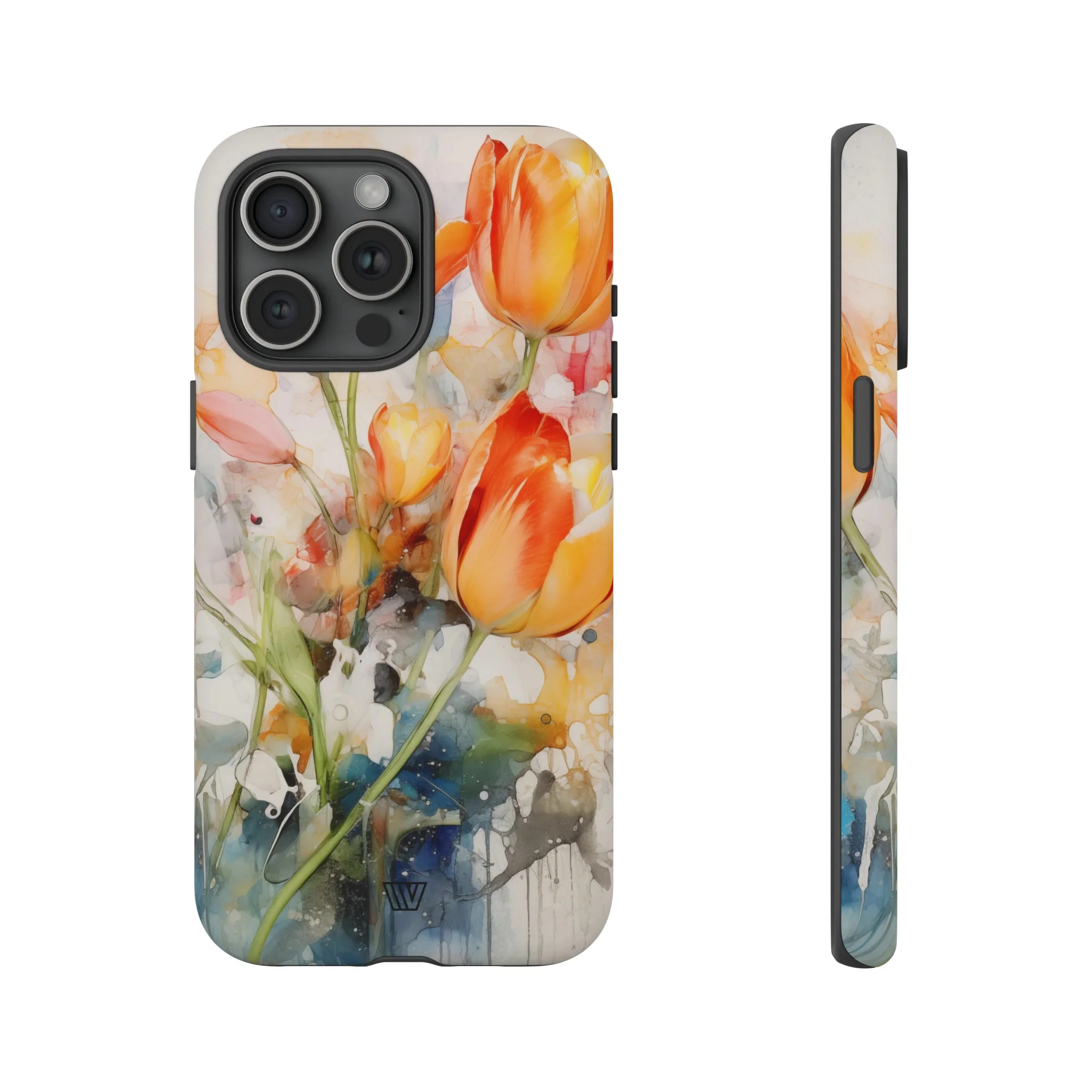 WATERCOLOR TULIPS | Tough Phone Case - Image 63