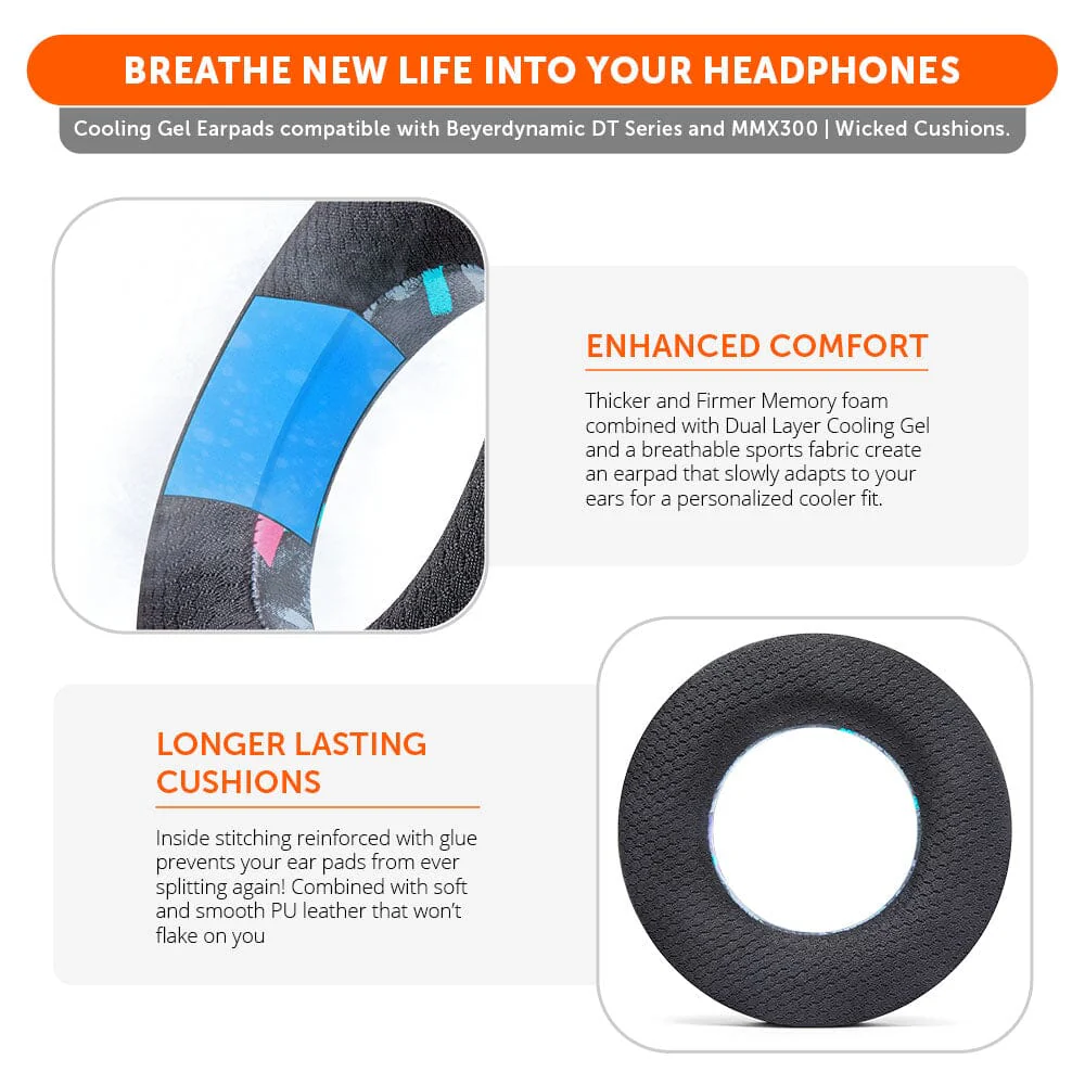 WC FreeZe DT770 - Cooling Gel Ear Pads for Beyerdynamic Headphones - Image 15