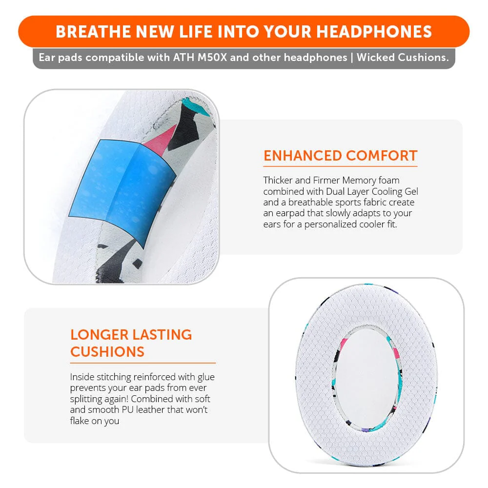 WC FreeZe - Hybrid Cooling Gel Infused Ear Pads for ATH M50X - Image 45