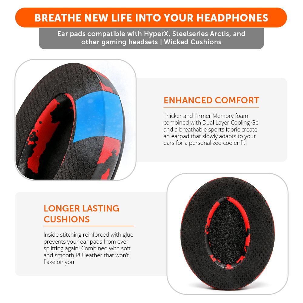 WC FreeZe - Hybrid Cooling Gel Infused Gaming Earpads - Image 16