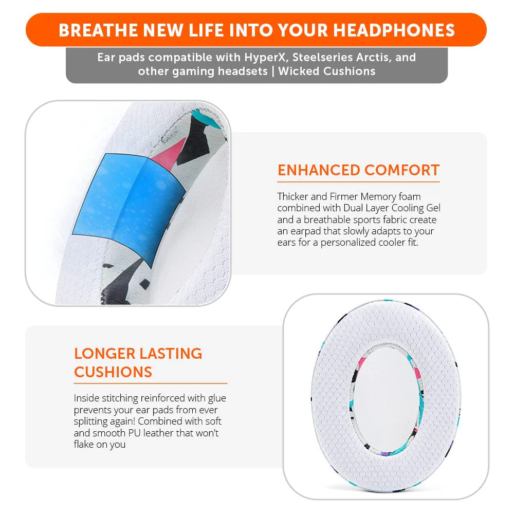 WC FreeZe - Hybrid Cooling Gel Infused Gaming Earpads - Image 51