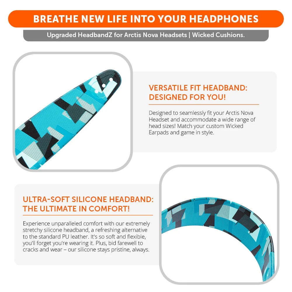 WC Silicone HeadbandZ for Arctis Nova Headsets - Image 105