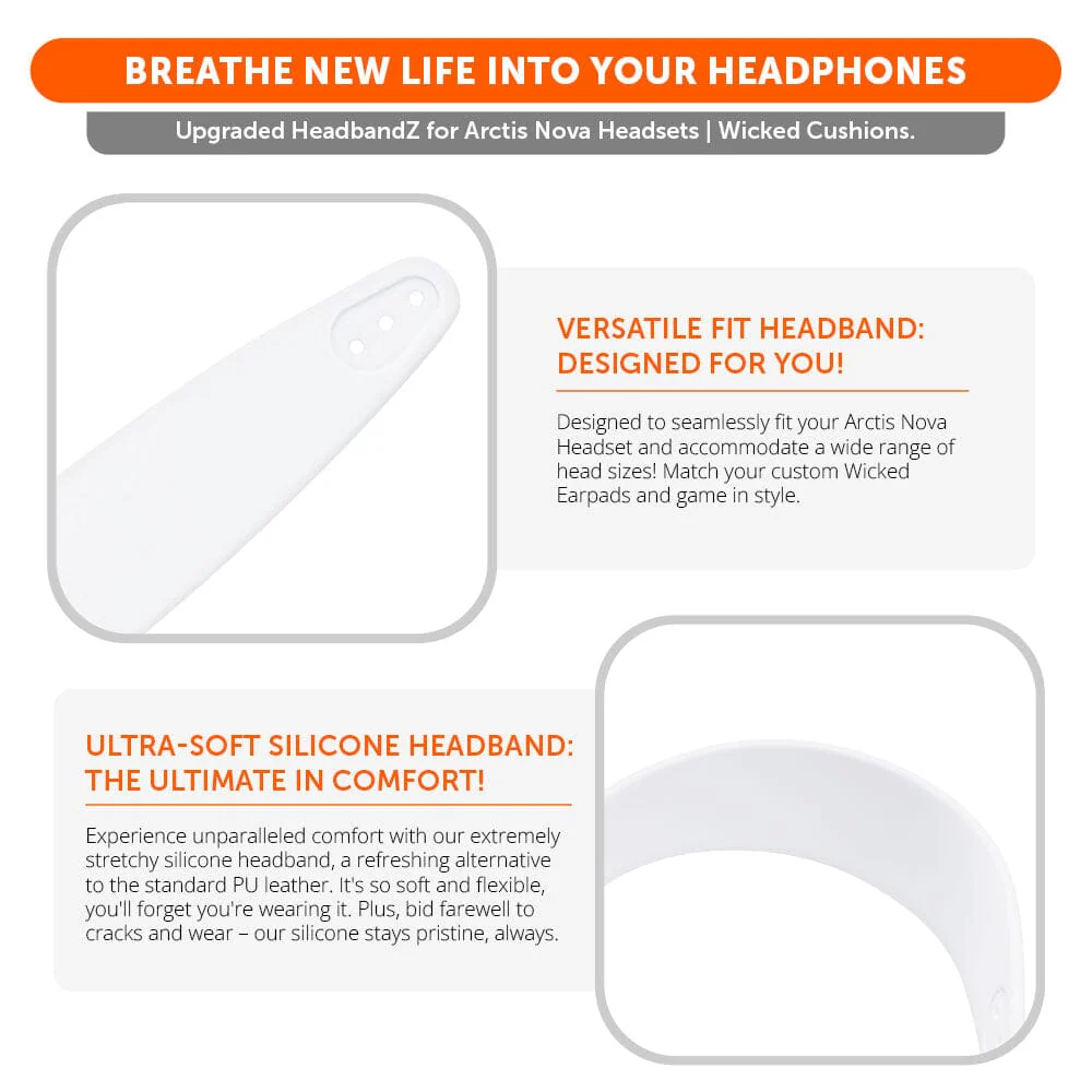 WC Silicone HeadbandZ for Arctis Nova Headsets - Image 112