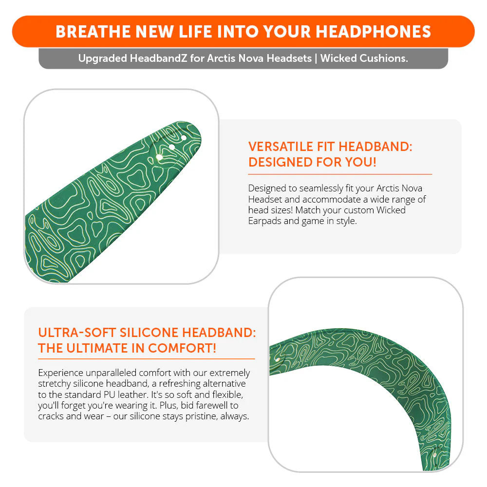WC Silicone HeadbandZ for Arctis Nova Headsets - Image 119