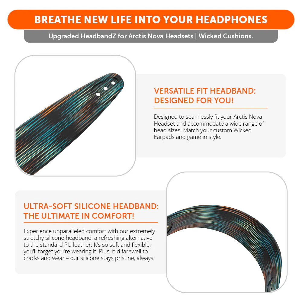 WC Silicone HeadbandZ for Arctis Nova Headsets - Image 133