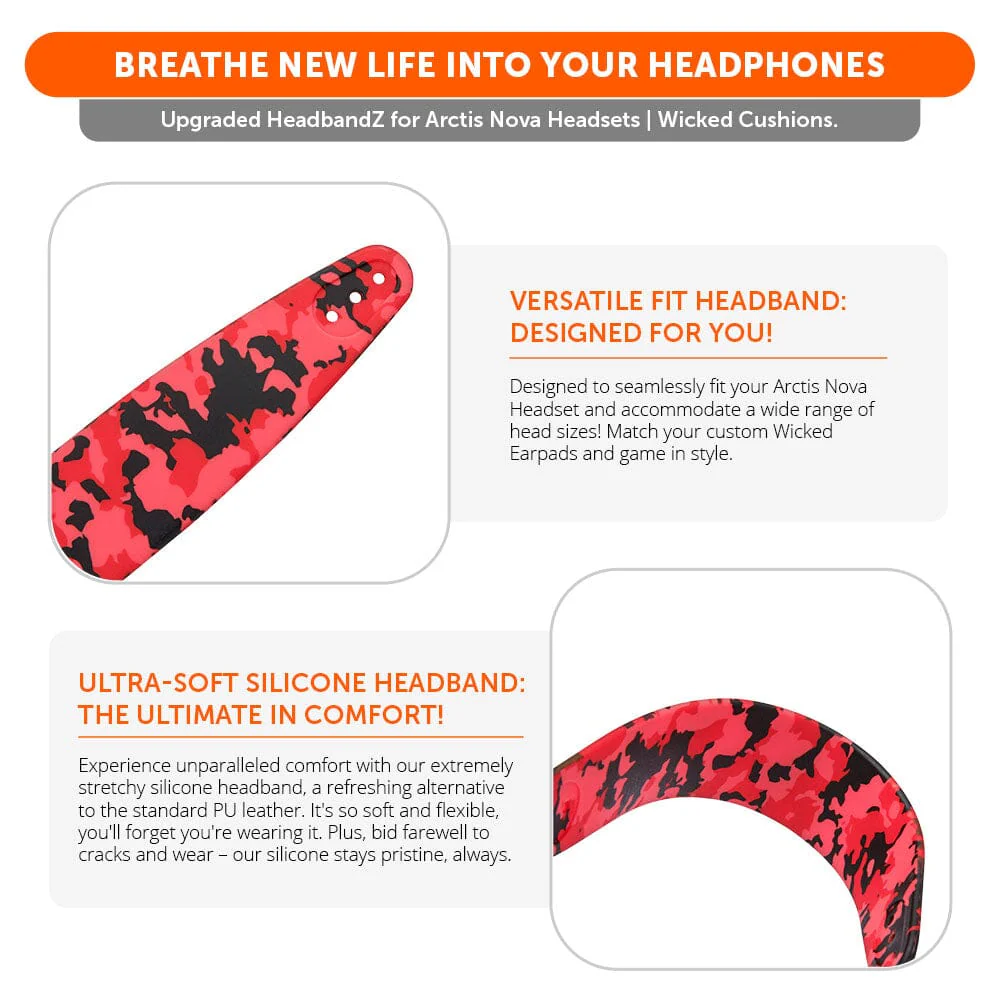 WC Silicone HeadbandZ for Arctis Nova Headsets - Image 14