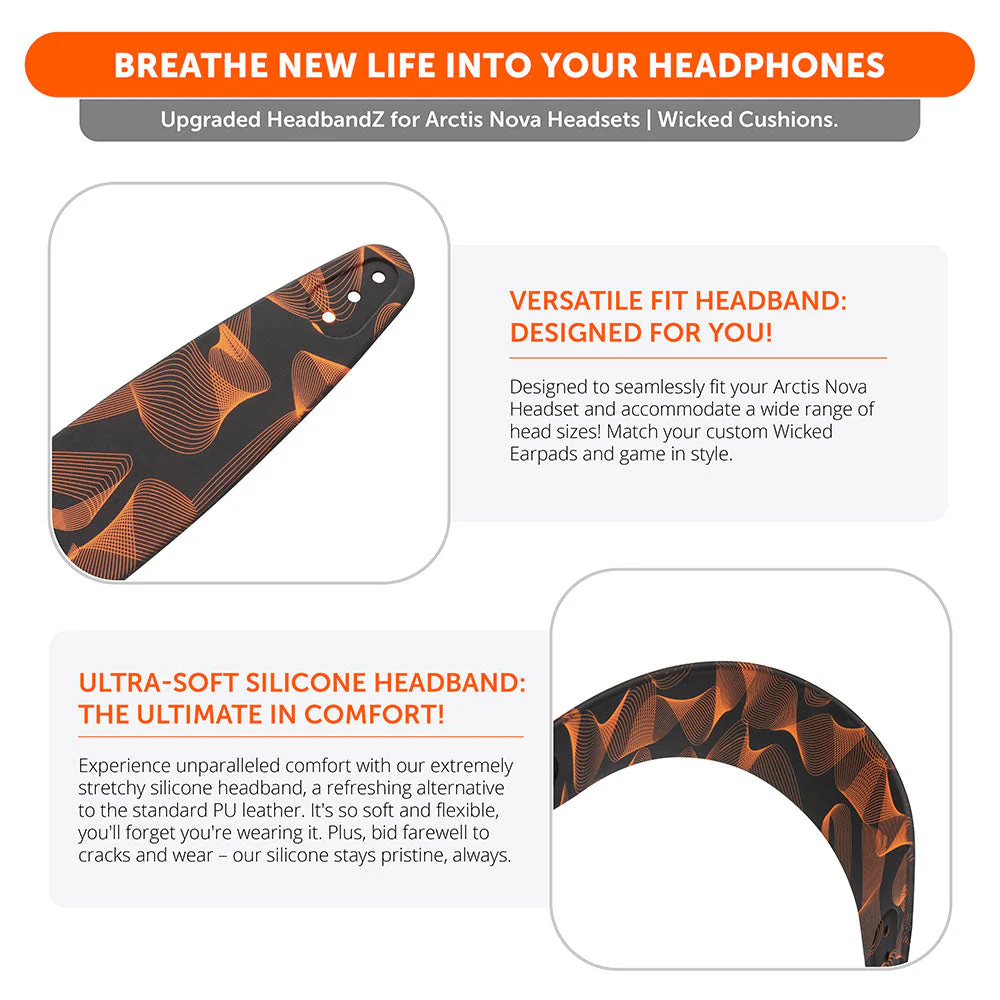WC Silicone HeadbandZ for Arctis Nova Headsets - Image 140