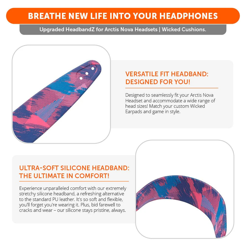 WC Silicone HeadbandZ for Arctis Nova Headsets - Image 21