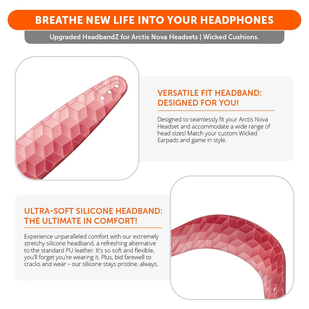 WC Silicone HeadbandZ for Arctis Nova Headsets - Image 63