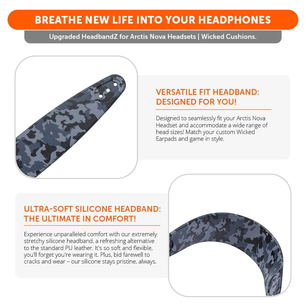 WC Silicone HeadbandZ for Arctis Nova Headsets - Image 7