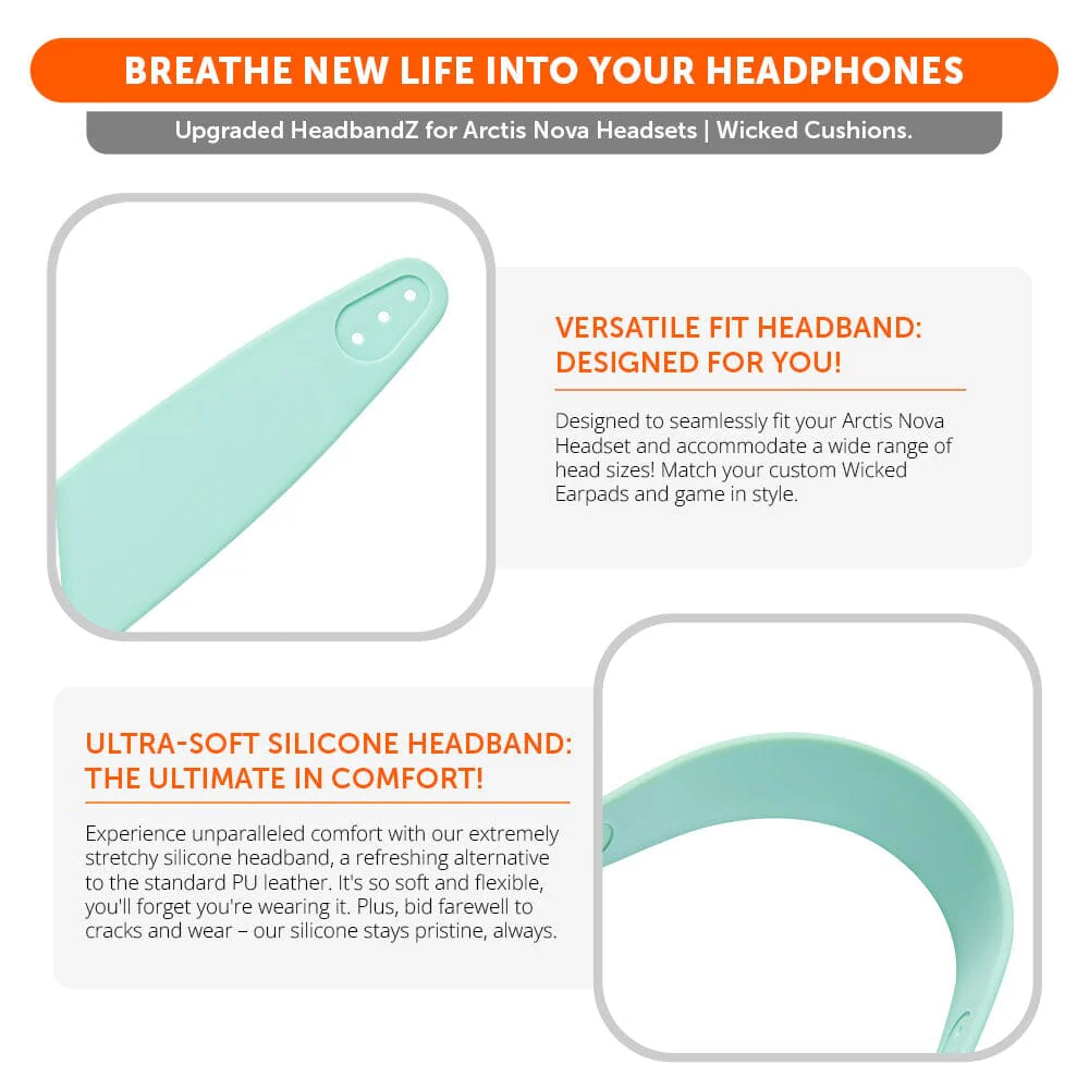 WC Silicone HeadbandZ for Arctis Nova Headsets - Image 77