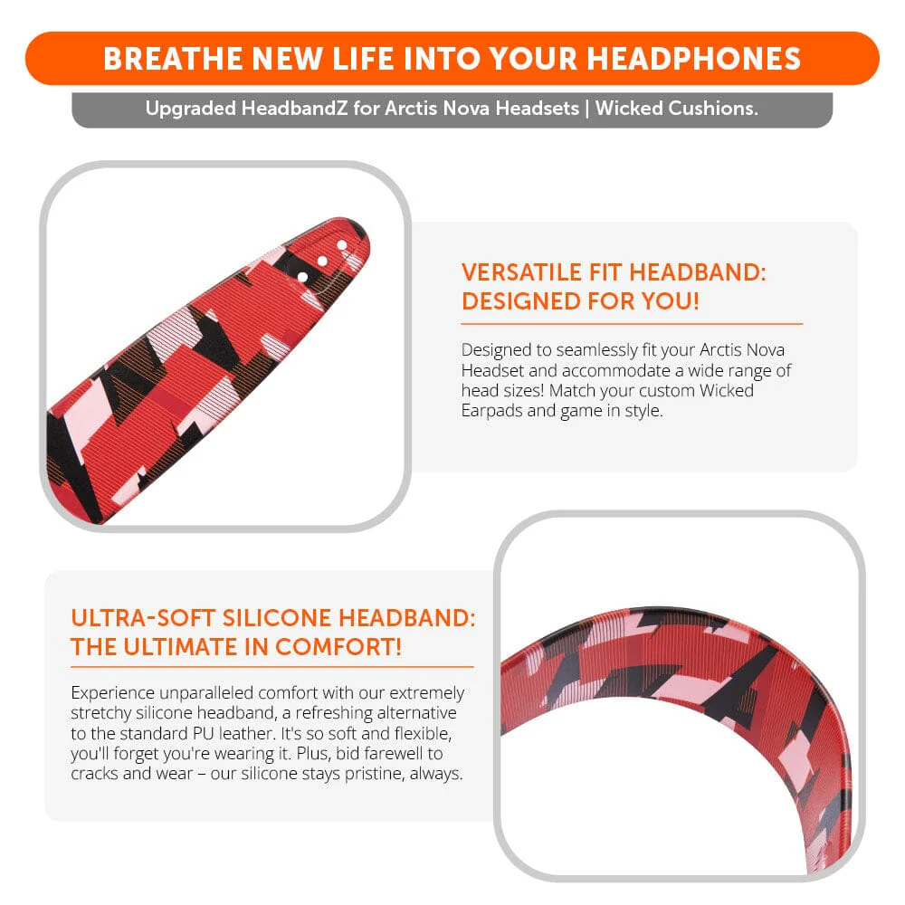 WC Silicone HeadbandZ for Arctis Nova Headsets - Image 91