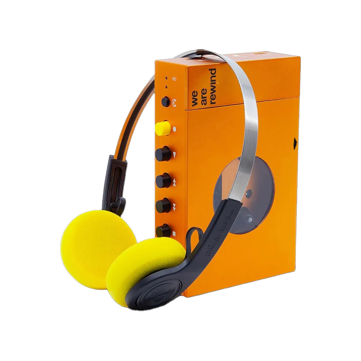 We are Rewind Portable Cassette Player - Cassette Tape Recorder (Serge, Orange) - Image 4