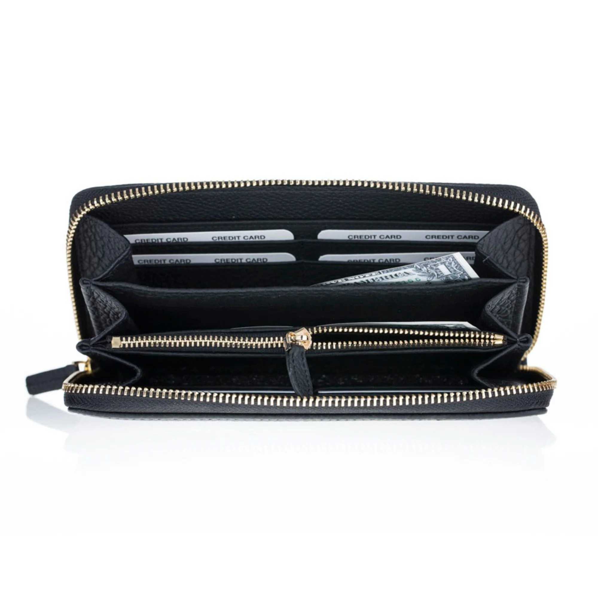 Westminster Handmade Full-Grain Leather Zippered Ladies Handbag - Image 4