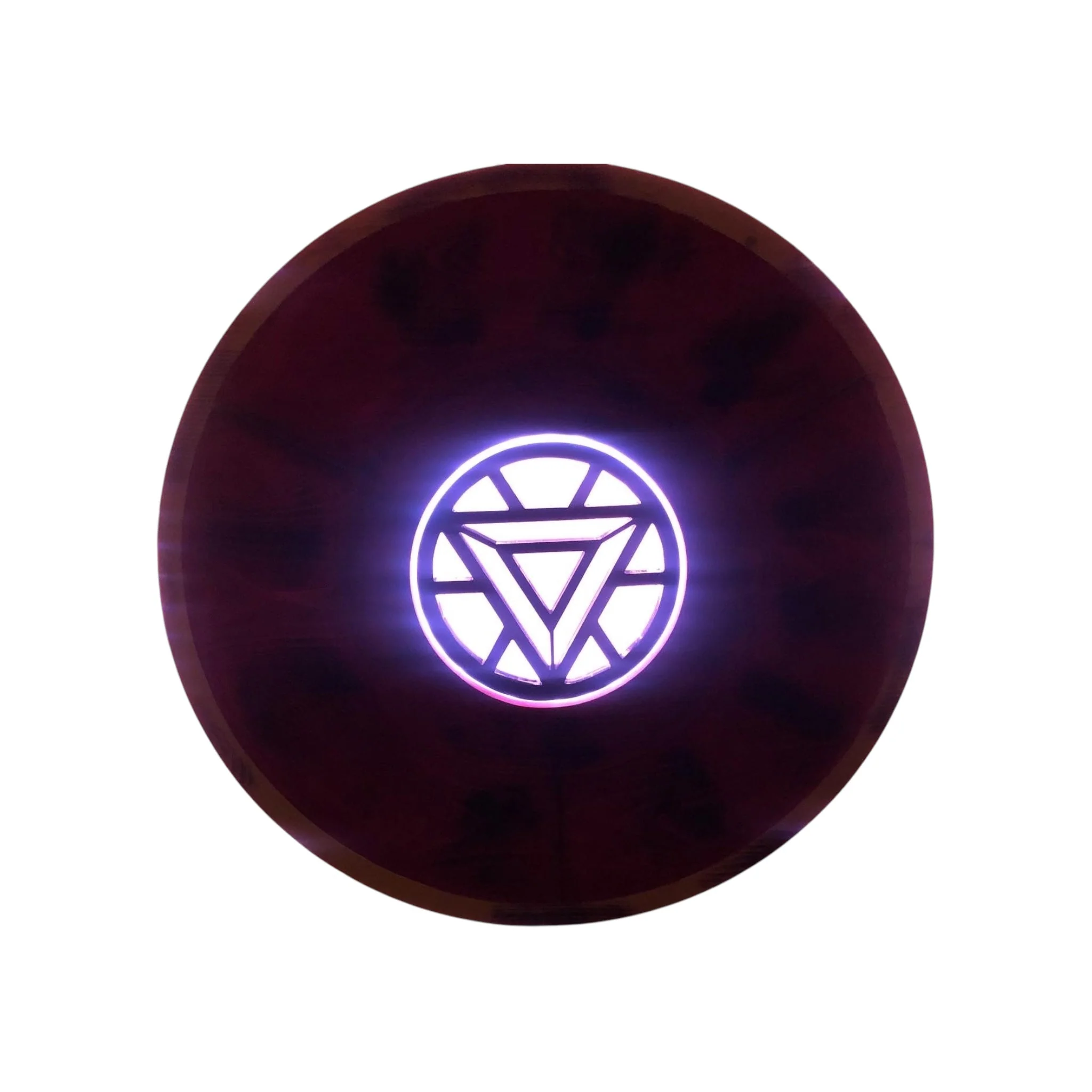 Wooden Ironman-Inspired Reactor Wall Decor with LED Backlighting - Image 3