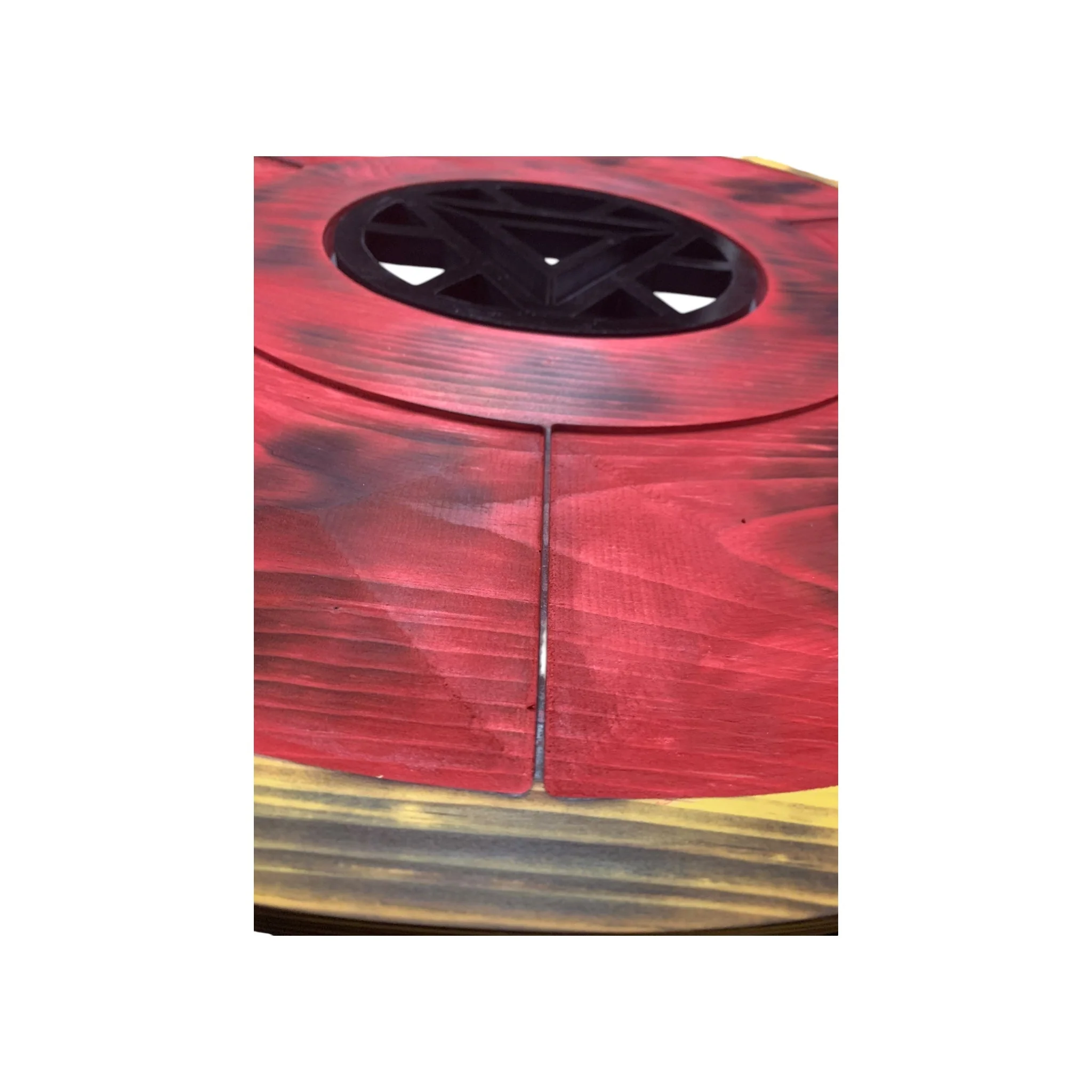 Wooden Ironman-Inspired Reactor Wall Decor with LED Backlighting - Image 7