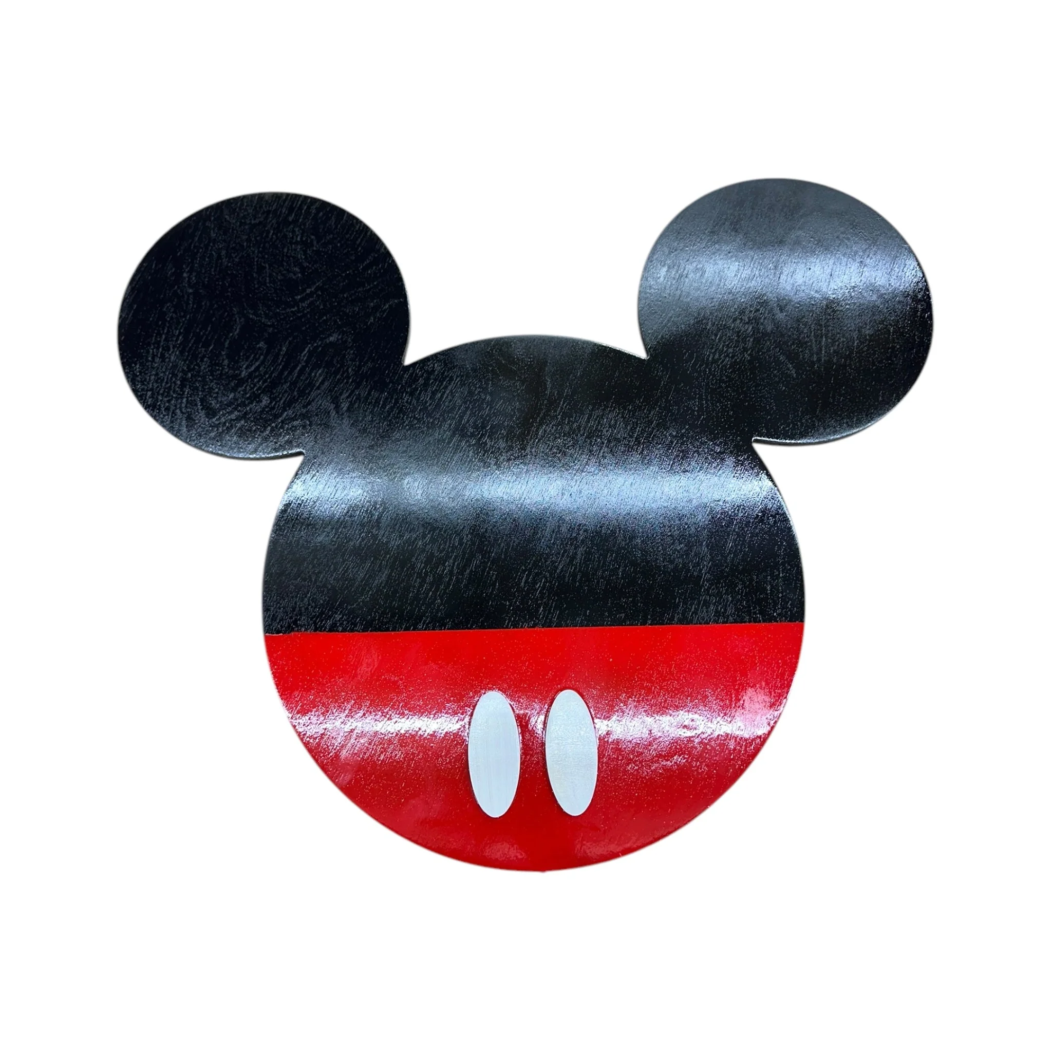 Wooden Mickey Head Wall Art with LED Backlighting and Custom Personalization - Image 3