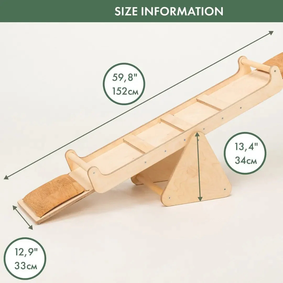 Wooden Seesaw for Toddlers - Image 2