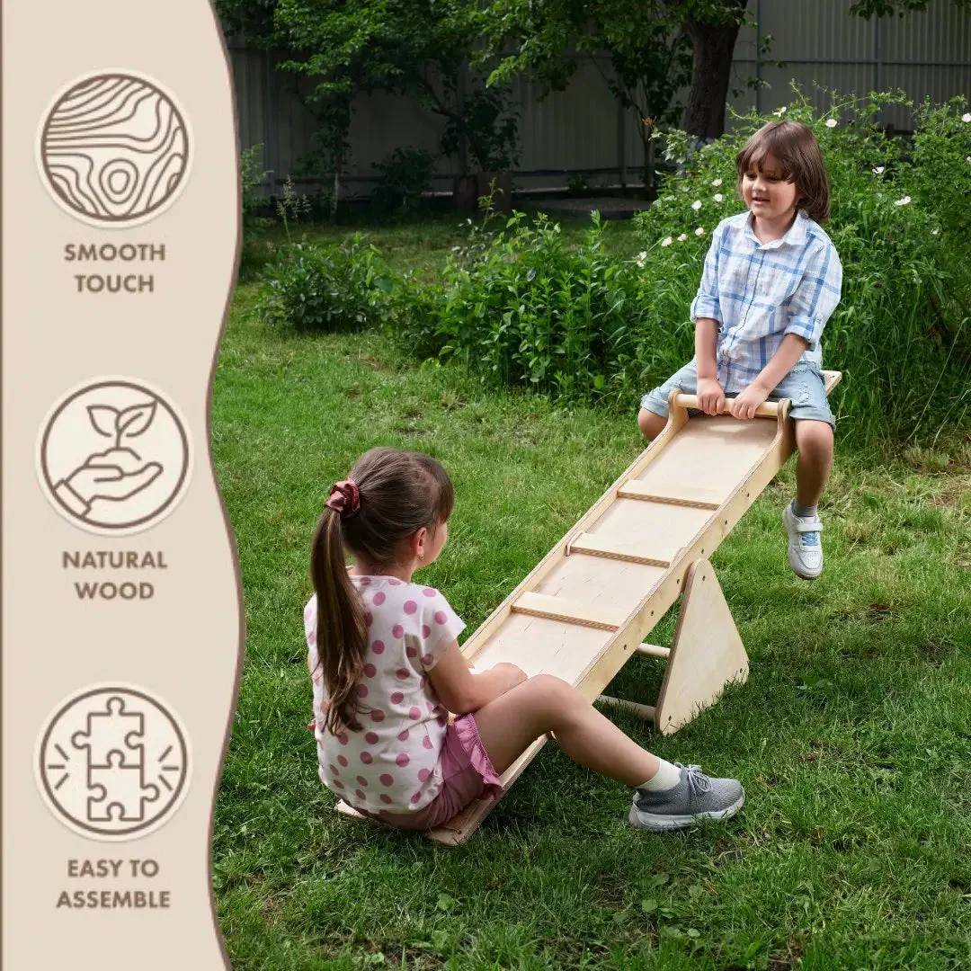 Wooden Seesaw for Toddlers - Image 6