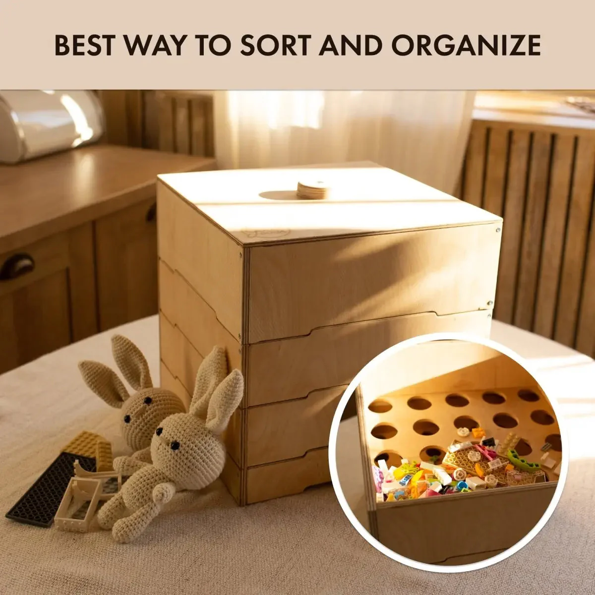 Wooden storage/sorter for constructor - Image 10