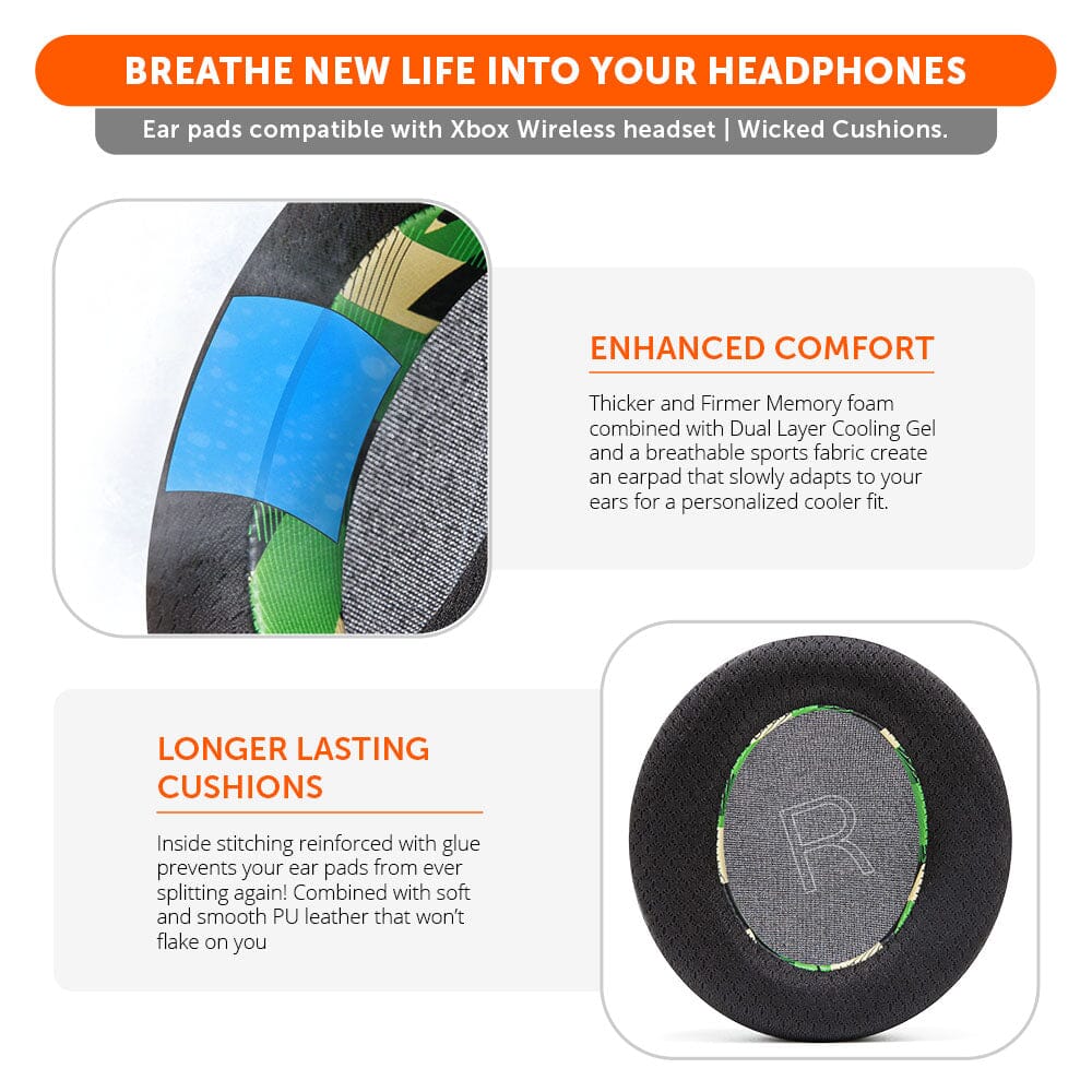Xbox Wireless Gaming Headset Earpads - WC FreeZe Cooling Gel - Image 9
