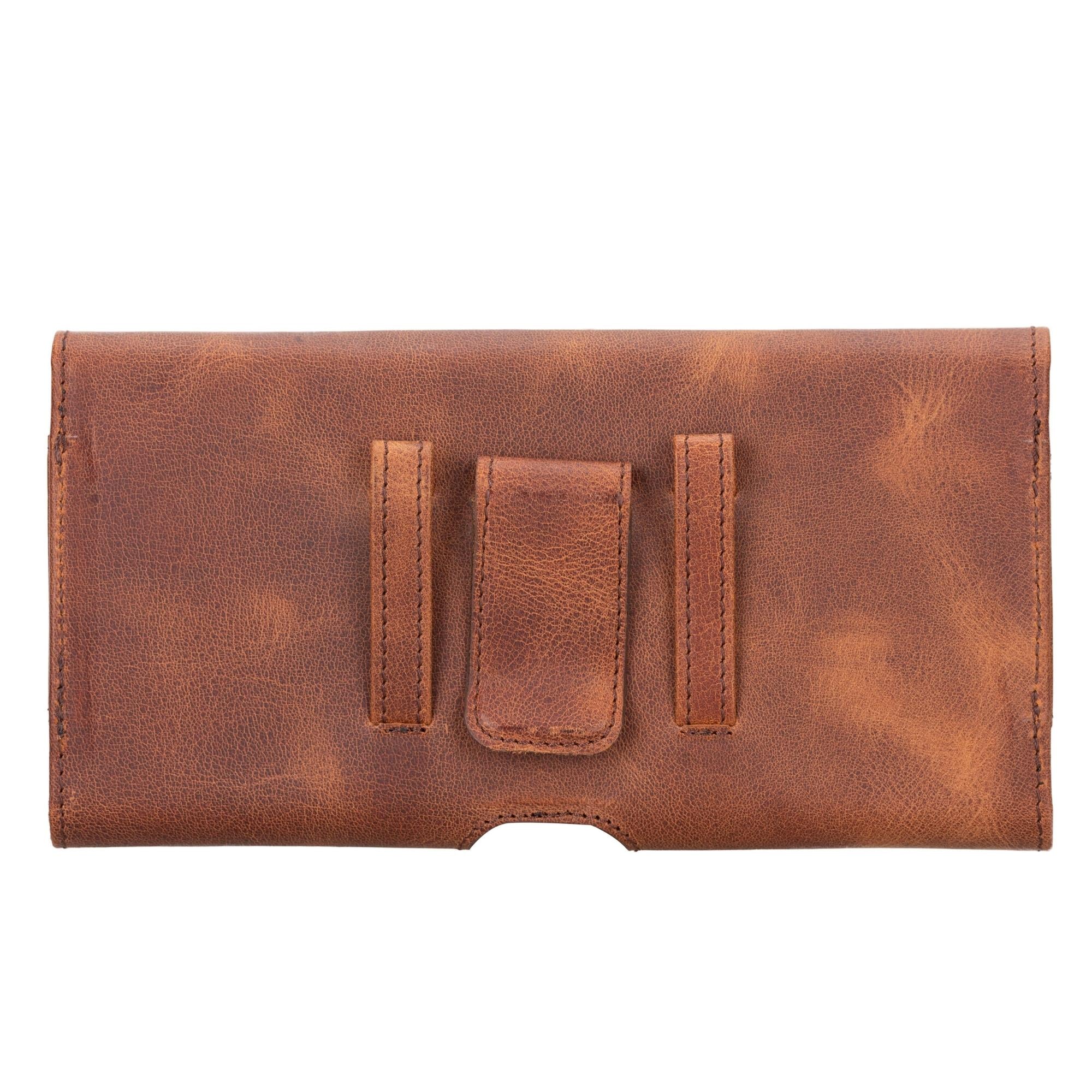 Yonkers Security Belt-Mounted Leather Phone Holster - Image 2