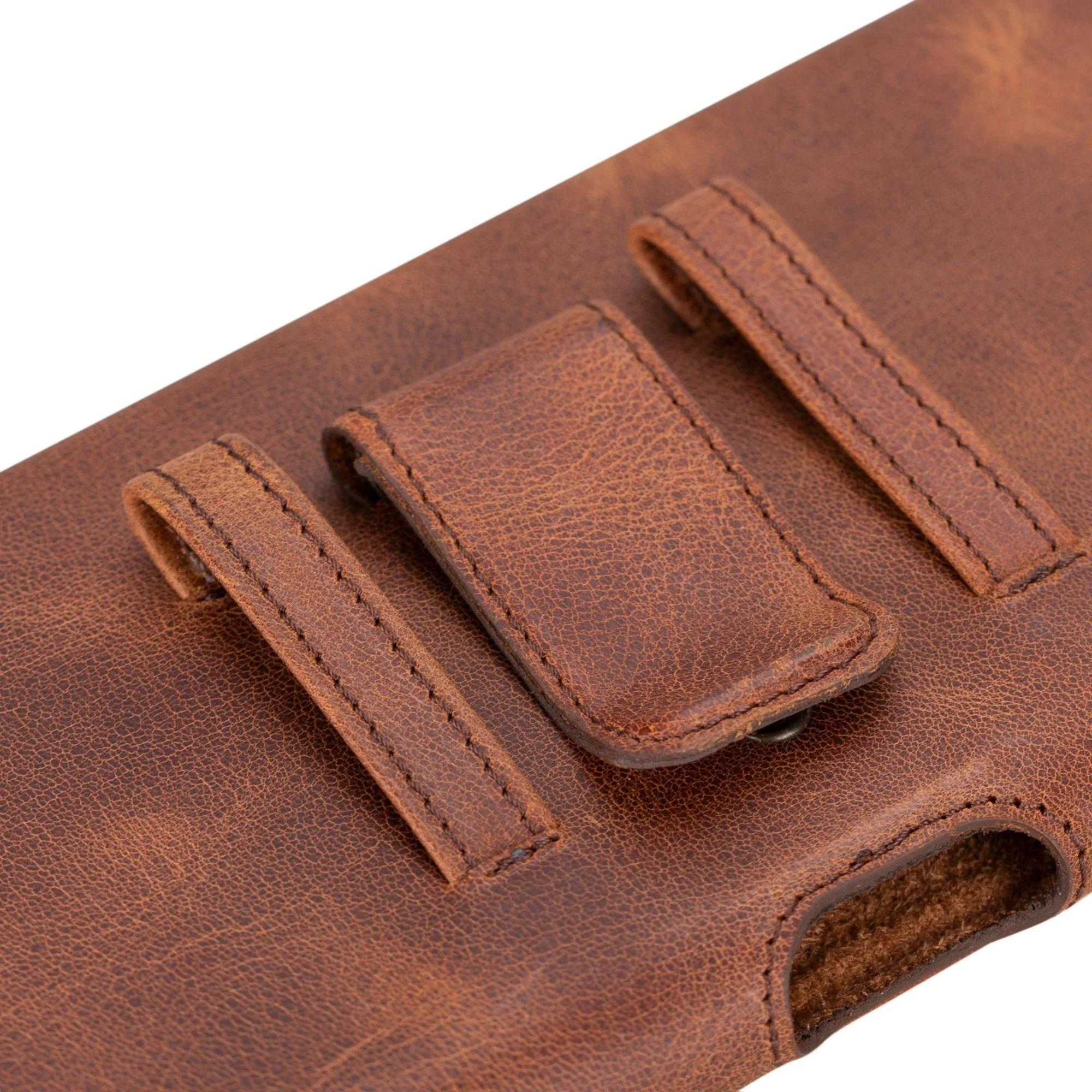 Yonkers Security Belt-Mounted Leather Phone Holster - Image 4